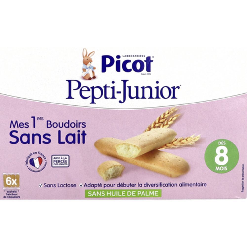 Picot Pepti-Junior Mes 1ers Boudoirs Sans Lait 24 boudoirs