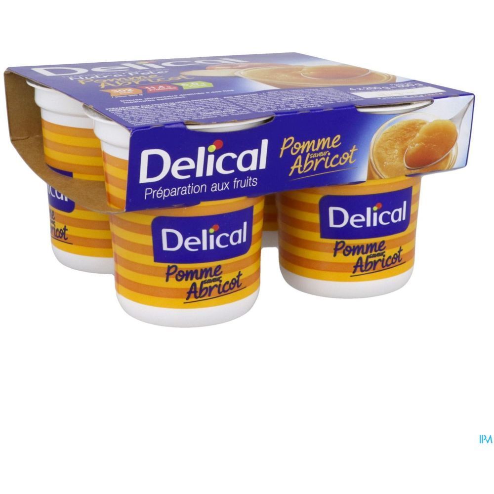 Delical Nutra'Pote Préparation aux Fruits, Denrée alimentaire destinée à des fins médicale