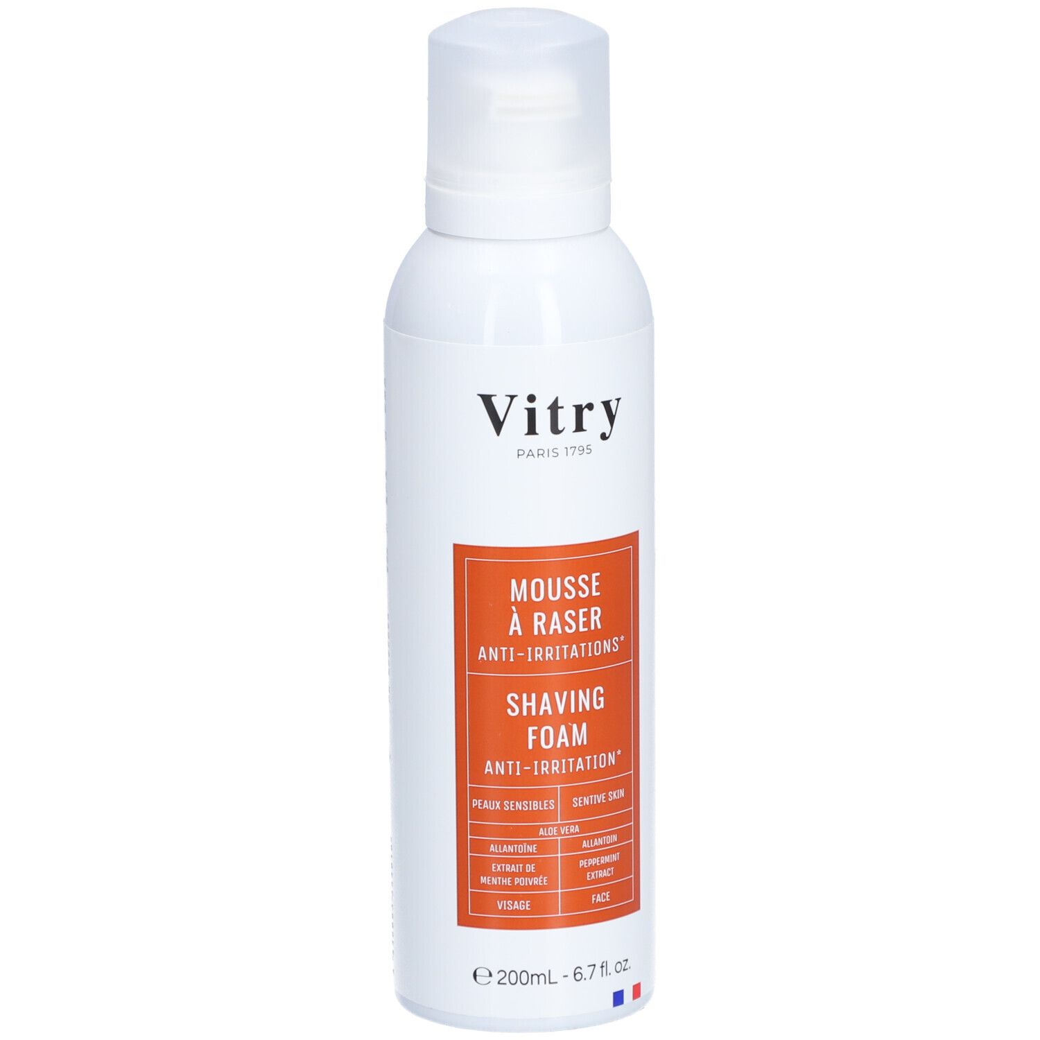 VITRY Mousse à raser anti-irritations