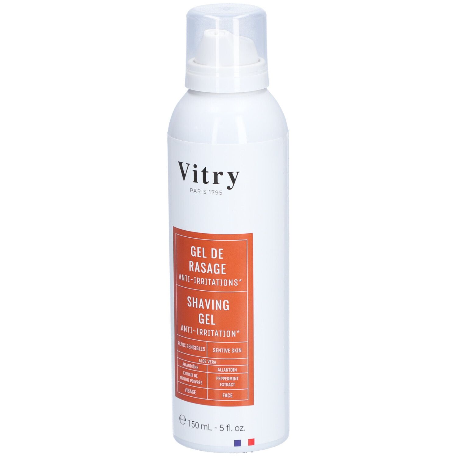 VITRY Gel de rasage anti-irritations