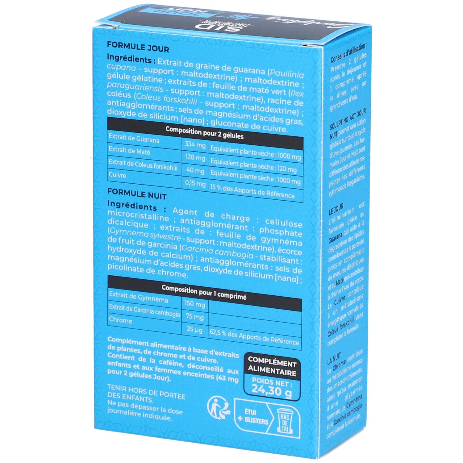 S.I.D Nutrition Sculpting Act Jour Nuit