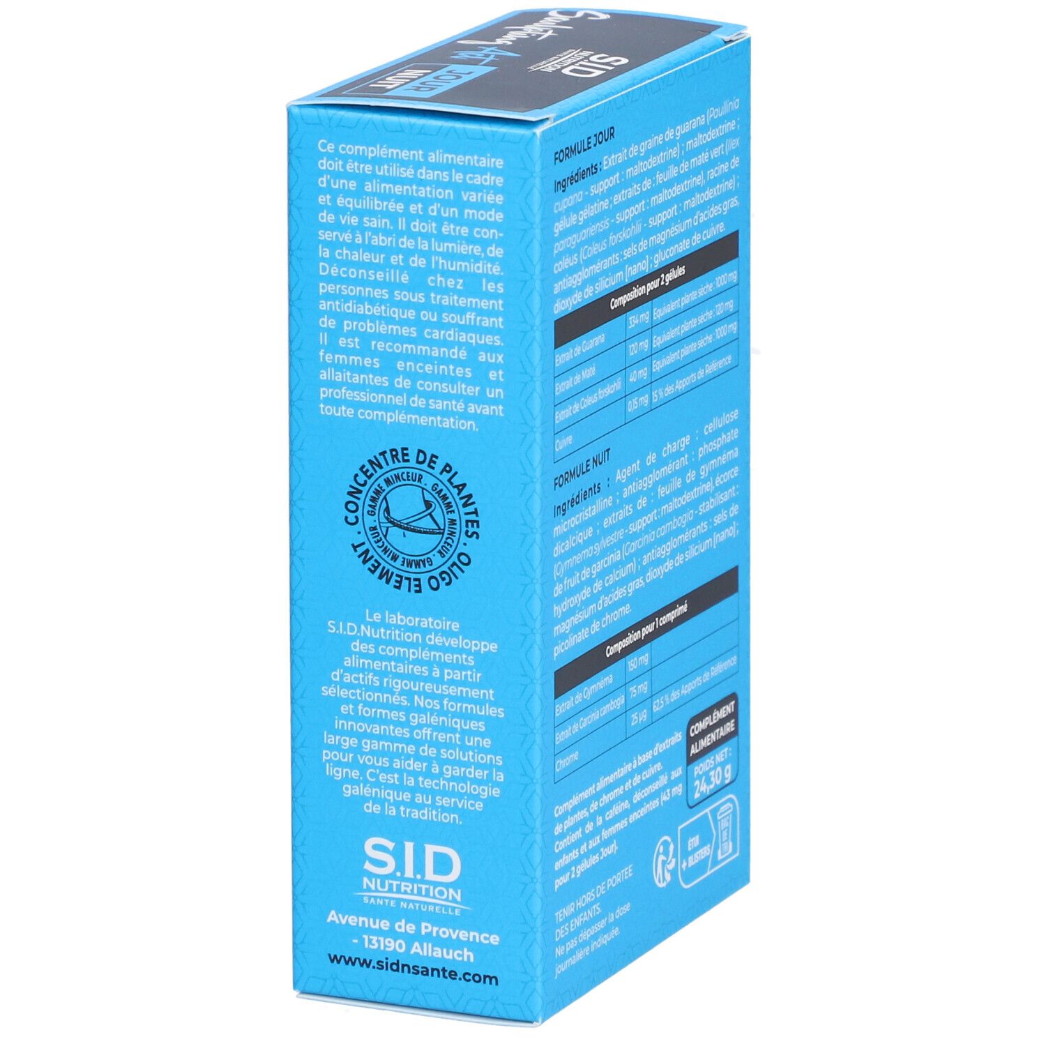 S.I.D Nutrition Sculpting Act Jour Nuit