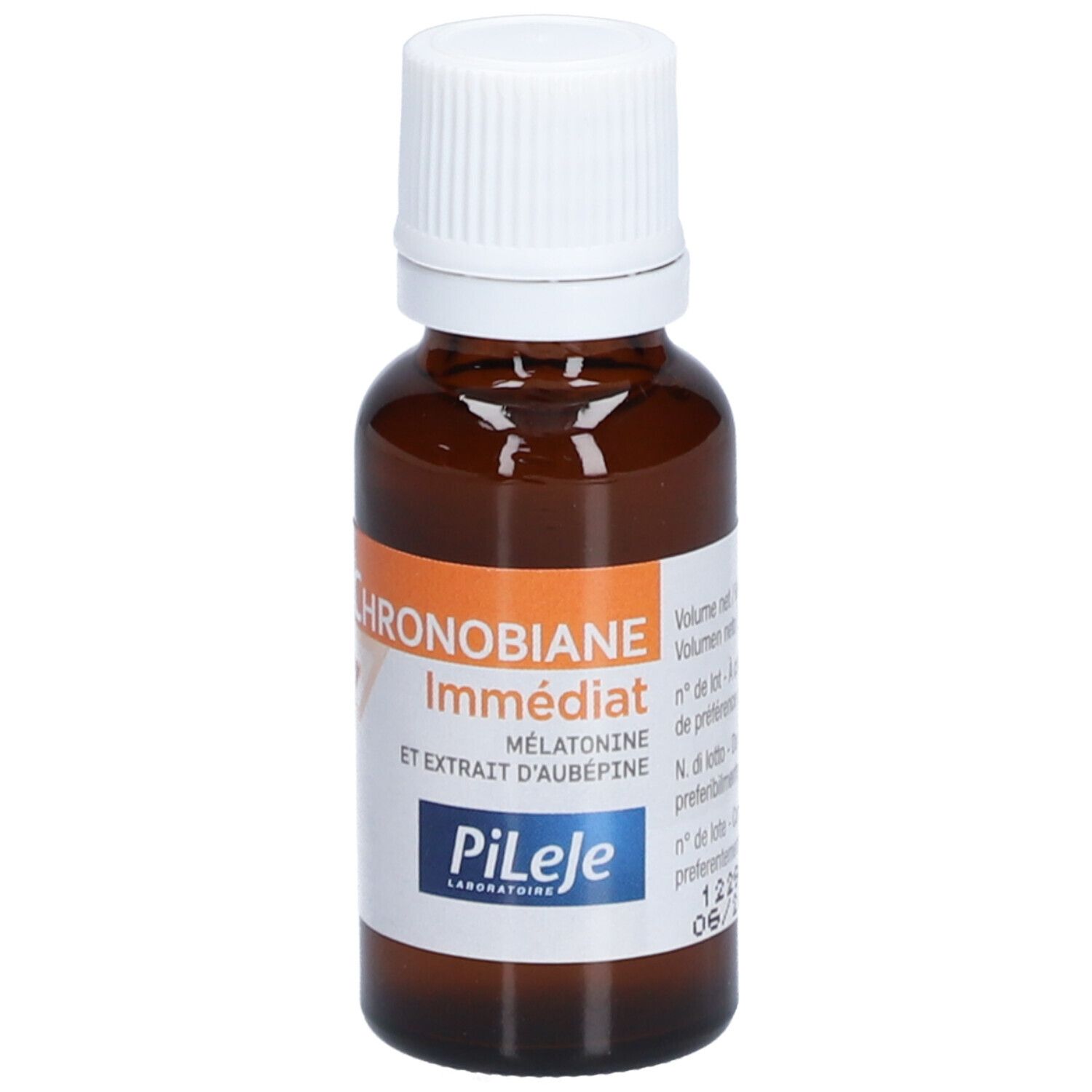 PILEJE Chronobiane Immédiat - Spray sublingual, complément alimentaire à base de mélatonine