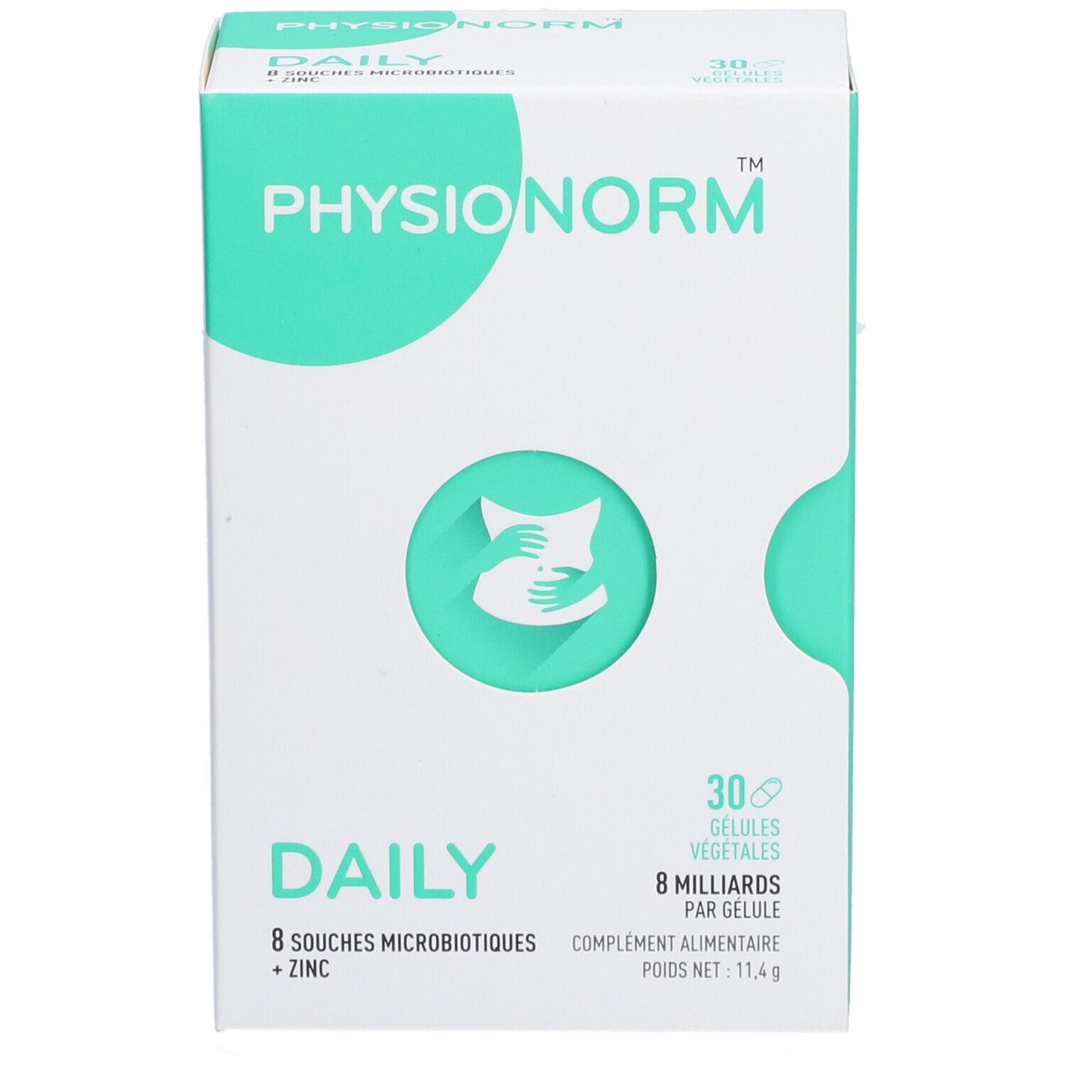 PHYSIONORM DAILY - Gélule, complément alimentaire aux 8 souches de ferments lactiques et a