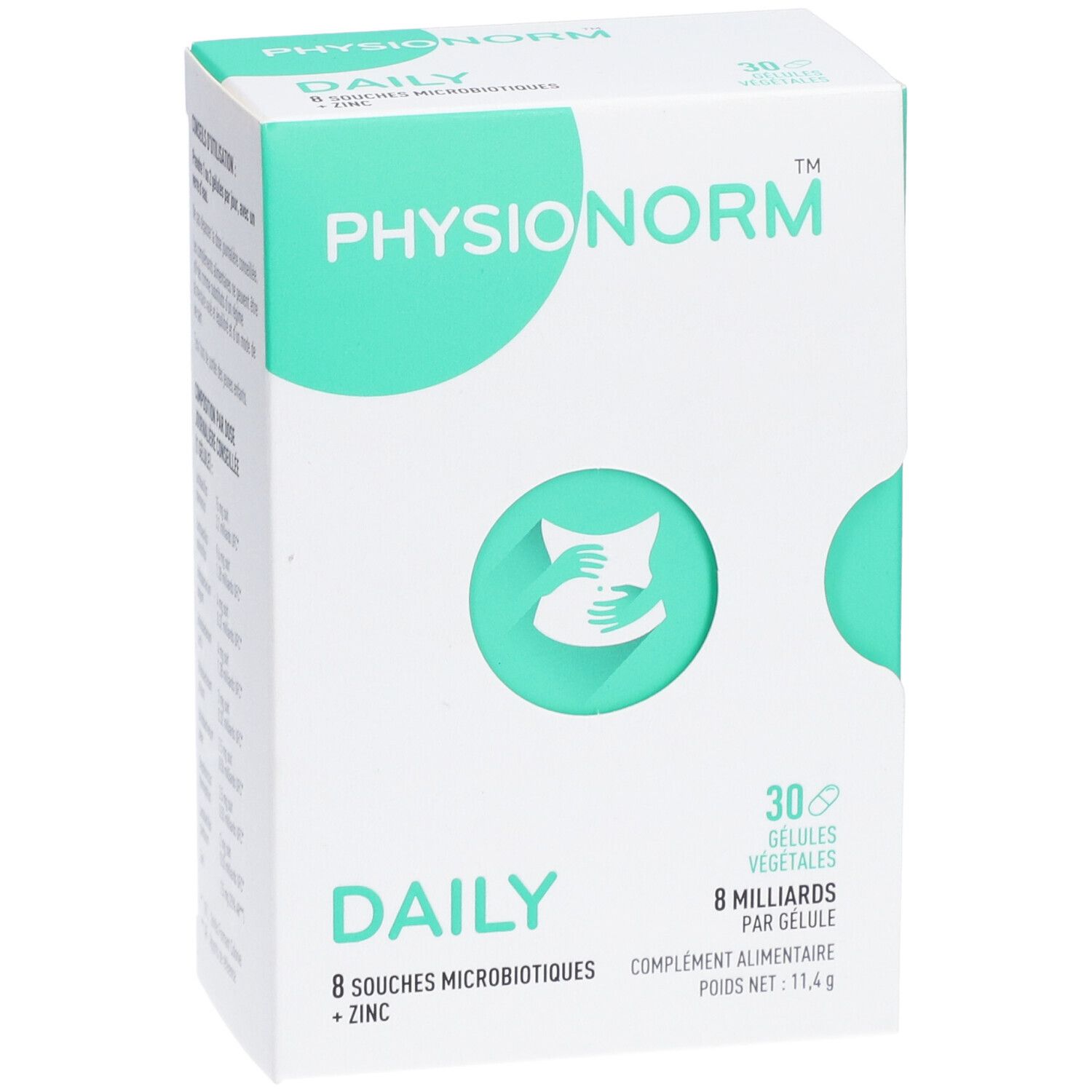 PHYSIONORM DAILY - Gélule, complément alimentaire aux 8 souches de ferments lactiques et a