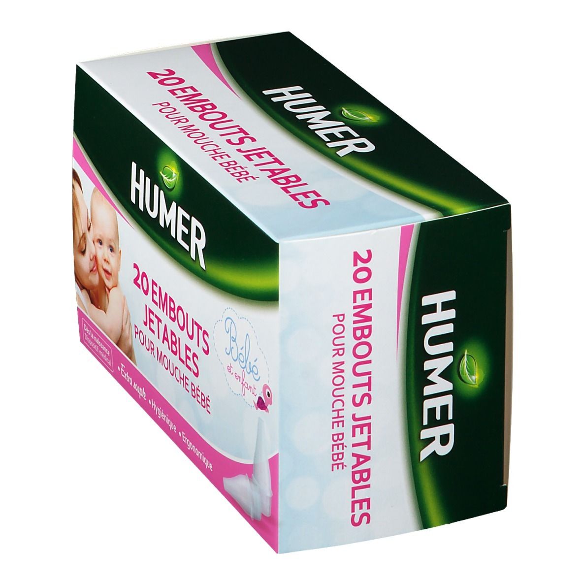 HUMER 20 Embouts jetables pour mouche-bébé