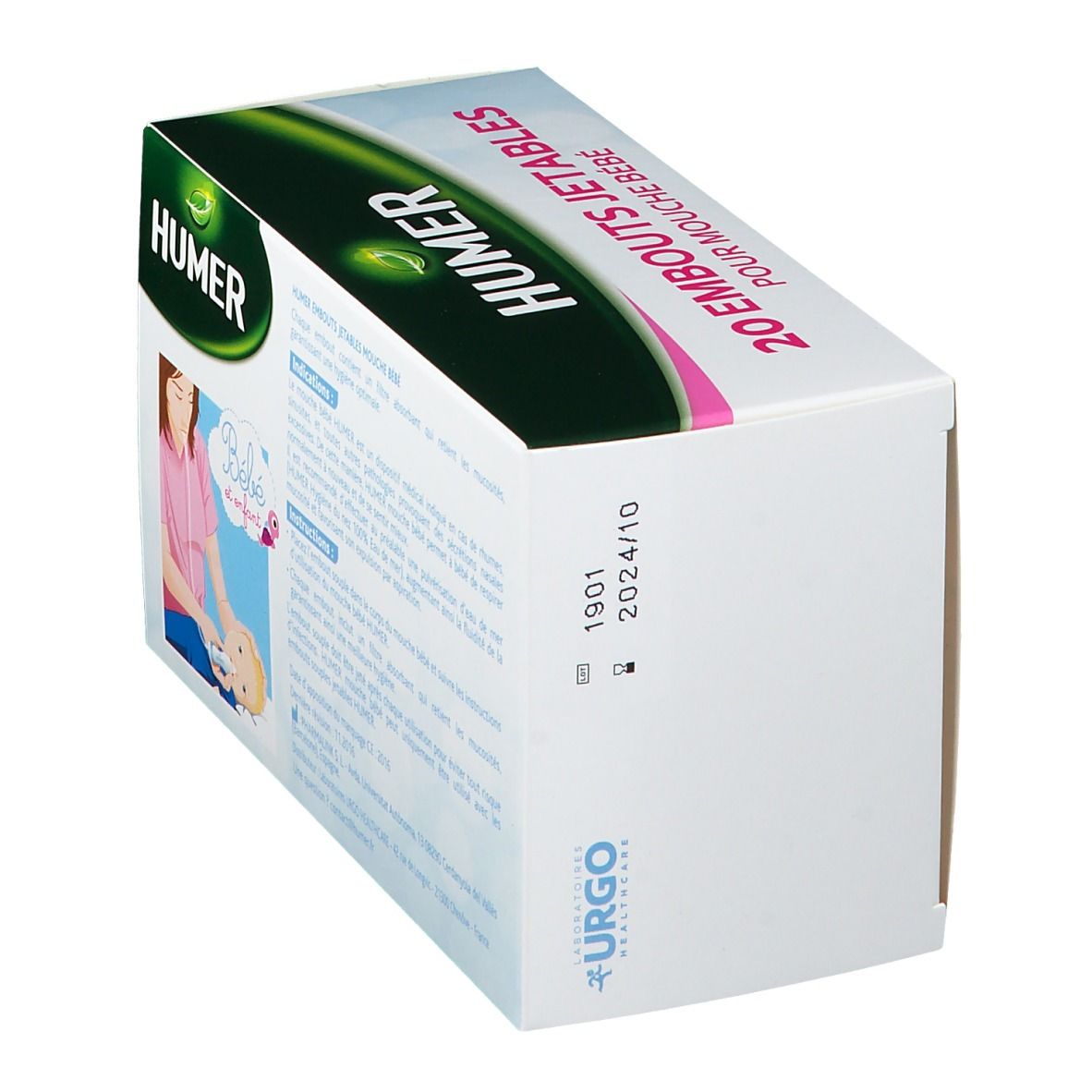 HUMER 20 Embouts jetables pour mouche-bébé