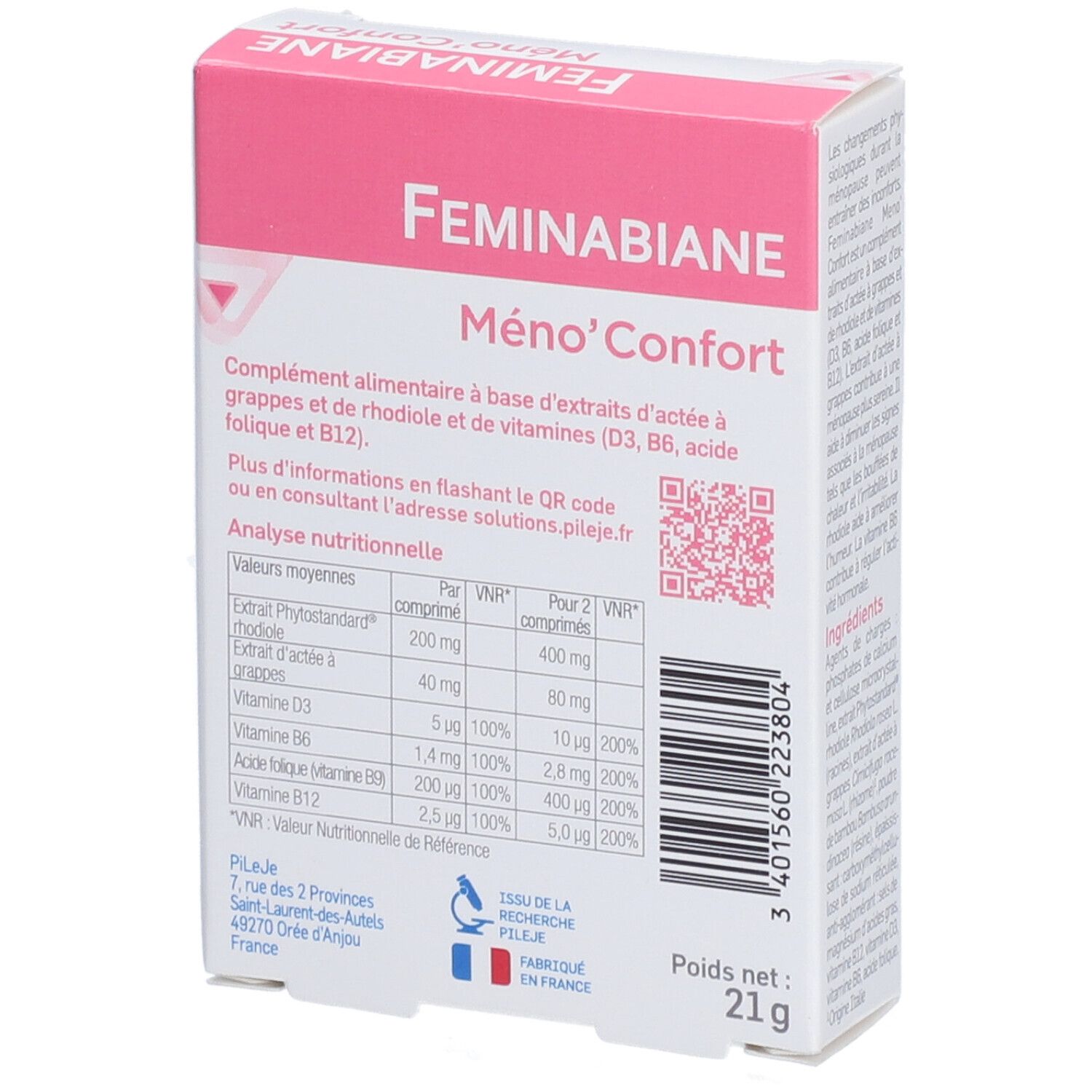 PILEJE Feminabiane Méno' Confort
