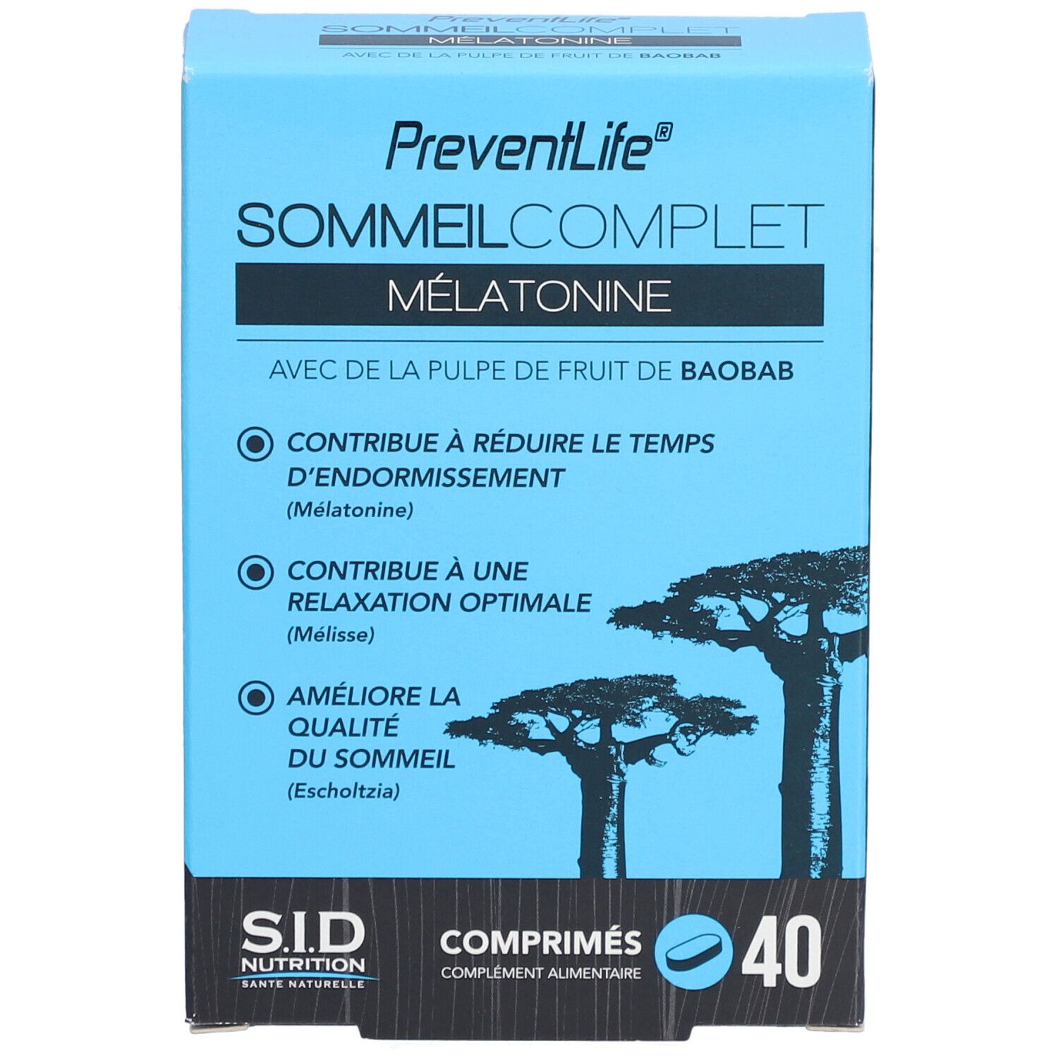 PREVENTLIFE SOMMEIL MELATON CPR 40