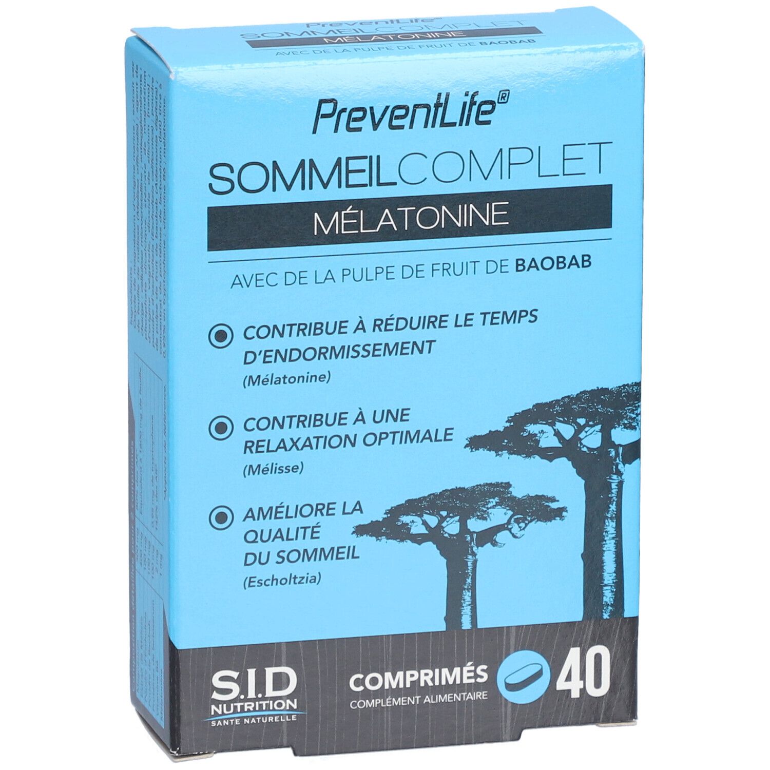 PREVENTLIFE SOMMEIL MELATON CPR 40