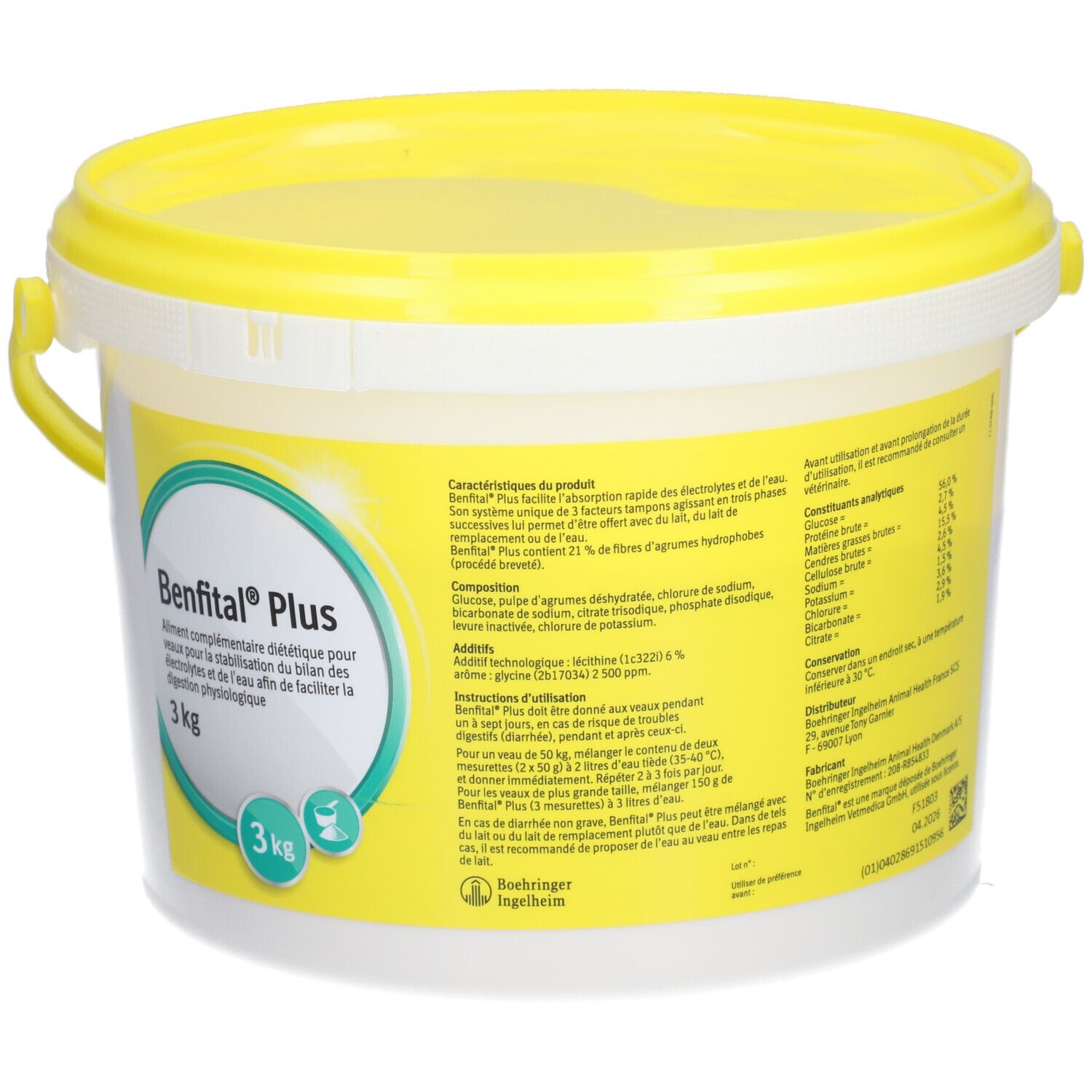 BENFITAL PLUS PDR ORAL 3KG