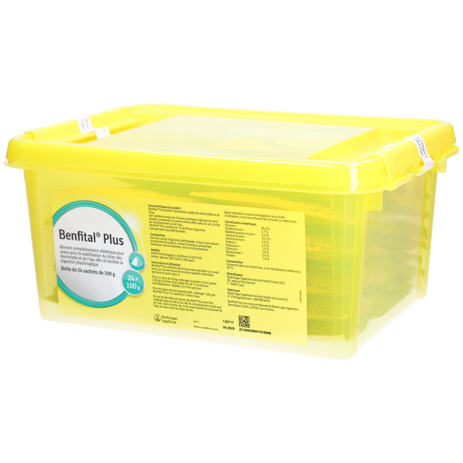 BENFITAL PLUS PDR ORAL SAC 100G 24