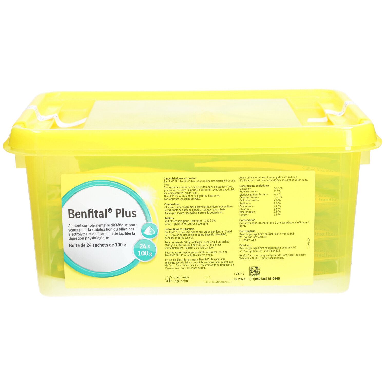 BENFITAL PLUS PDR ORAL SAC 100G 24