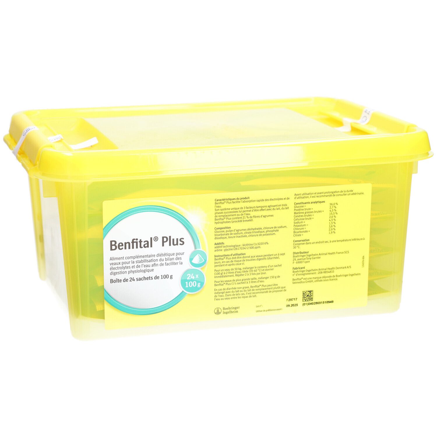 BENFITAL PLUS PDR ORAL SAC 100G 24