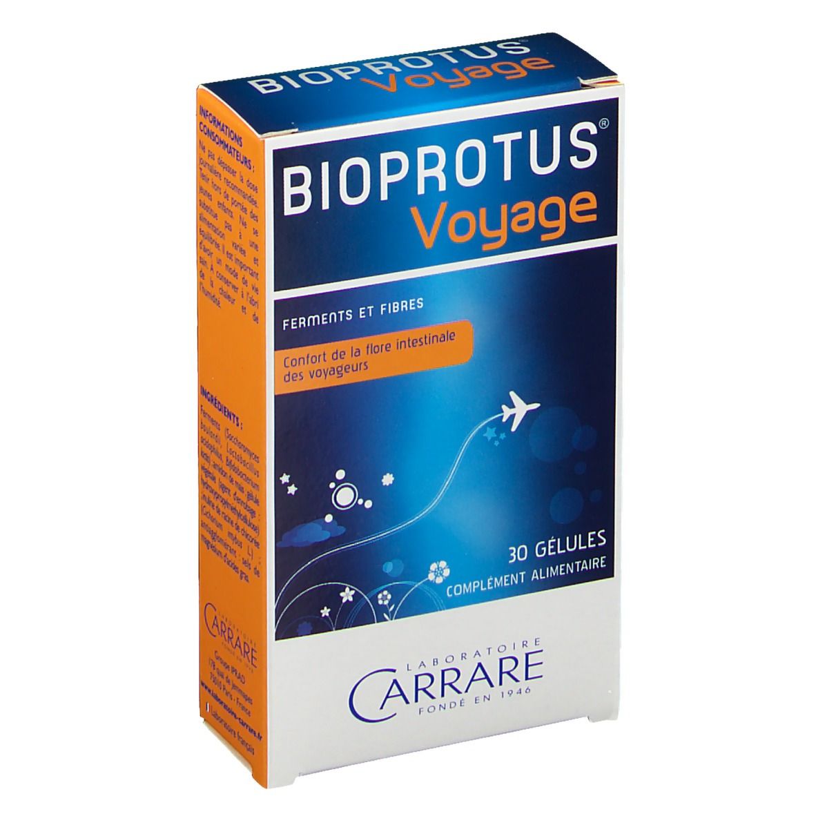 BIOPROTUS® Voyage, Gélule, Flore intestinale à base de probiotiques 30  pc(s) - Redcare Pharmacie