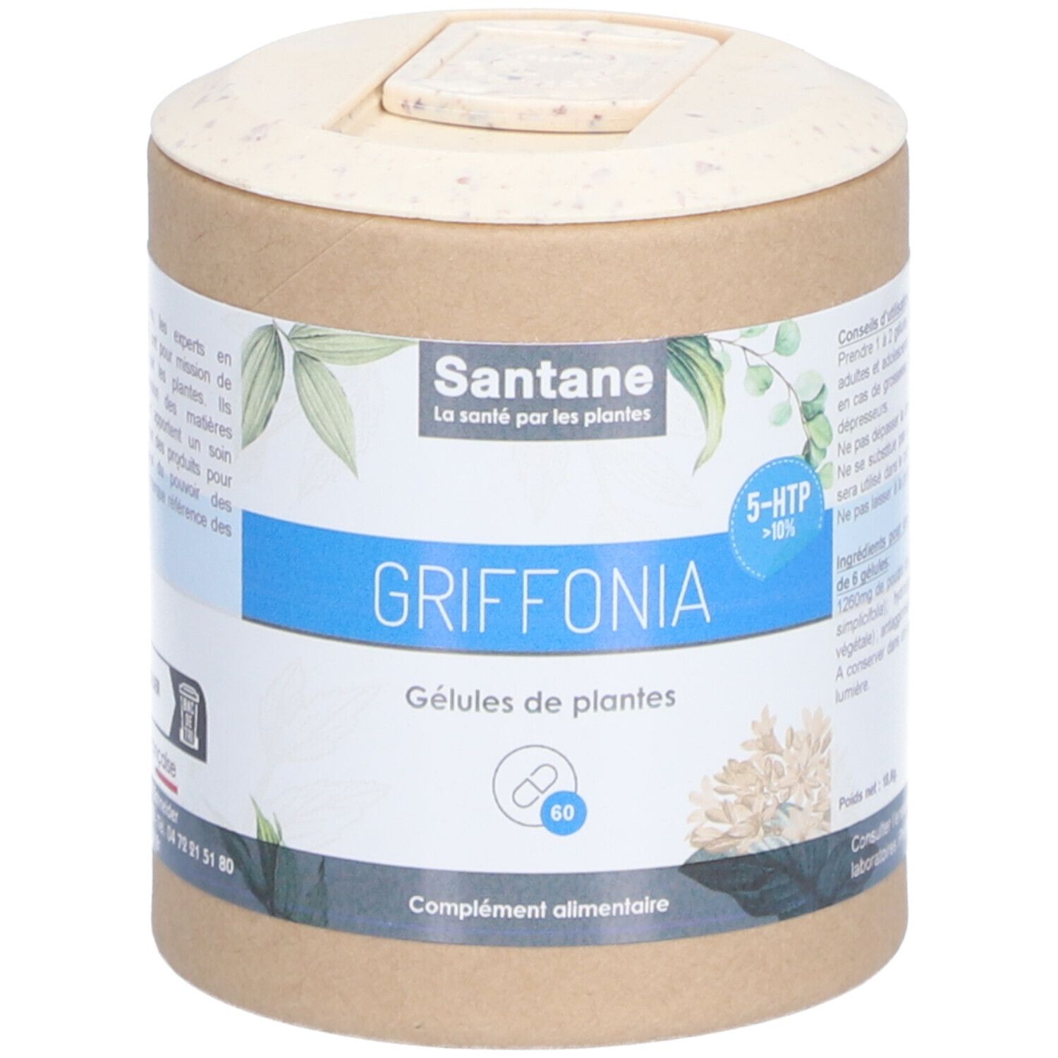 Santane Griffonia – Gélules de Plantes 5-HTP