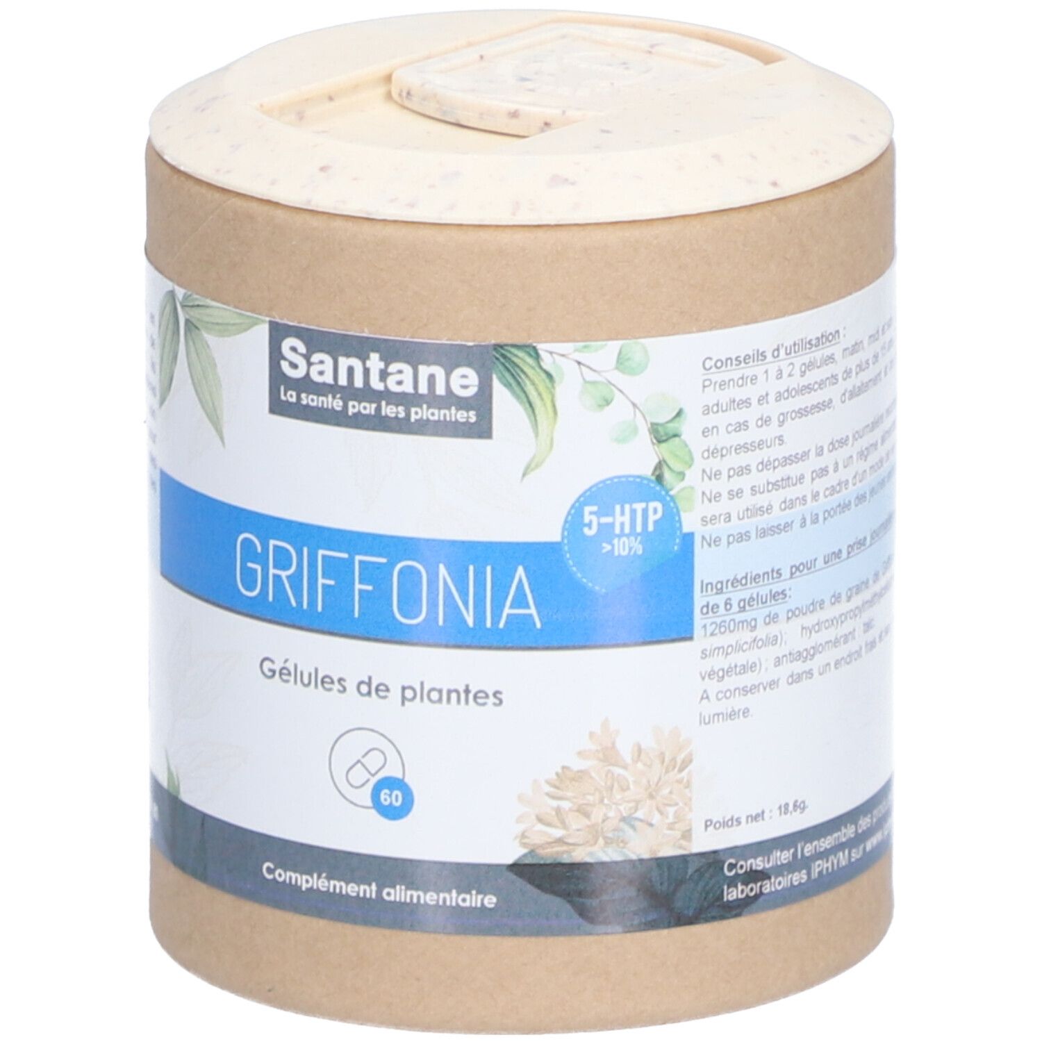 Santane Griffonia – Gélules de Plantes 5-HTP