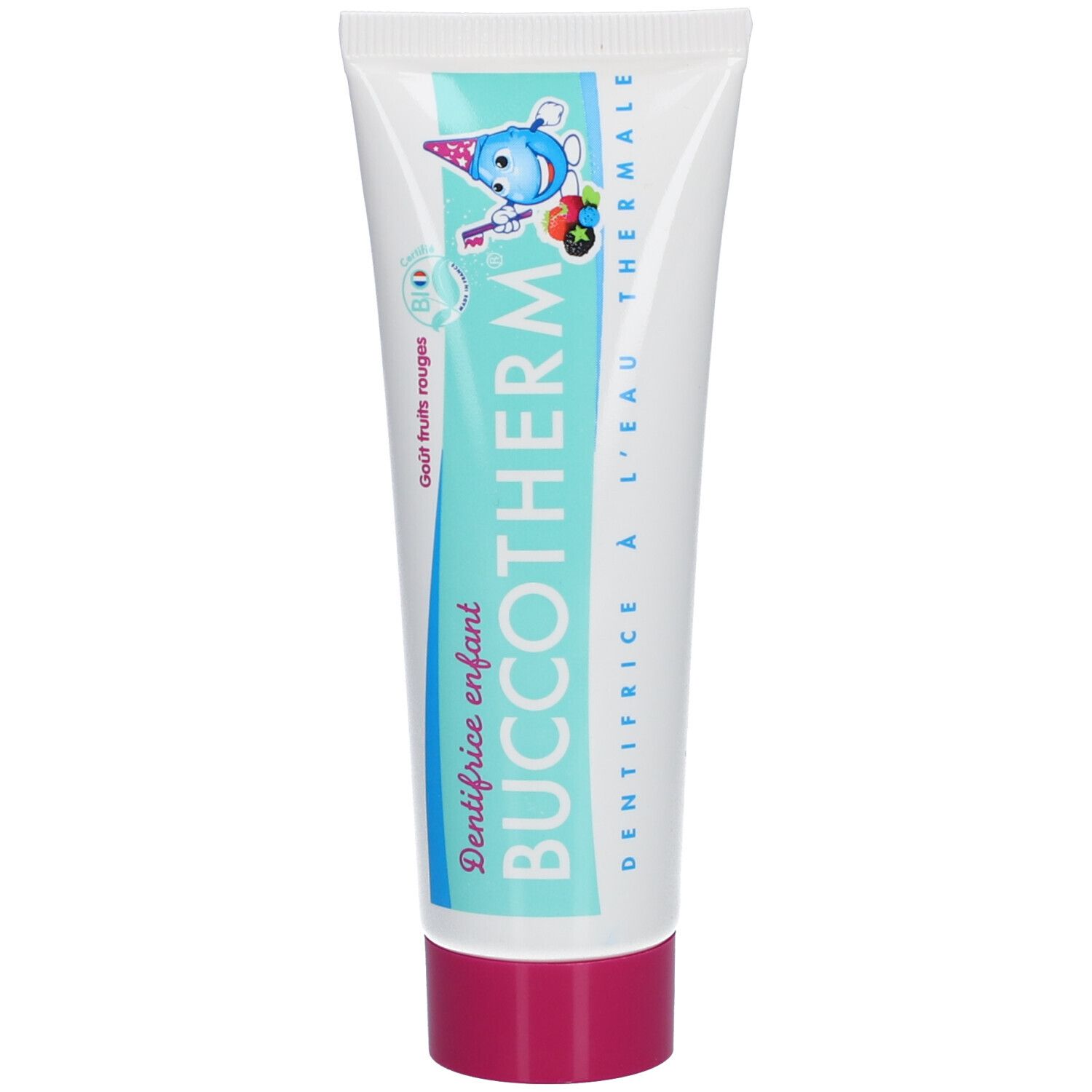 Buccotherm Dentifrice à l'Eau Thermale Enfant Goût Fruits Rouges Bio