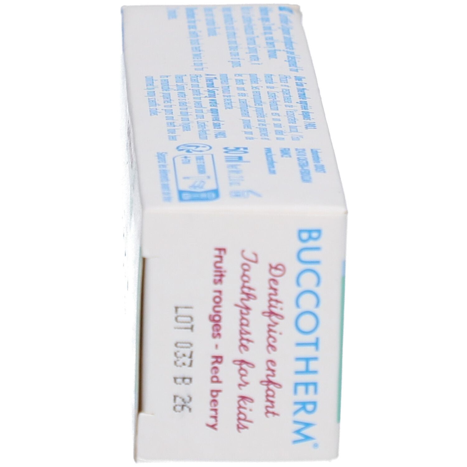 Buccotherm Dentifrice à l'Eau Thermale Enfant Goût Fruits Rouges Bio