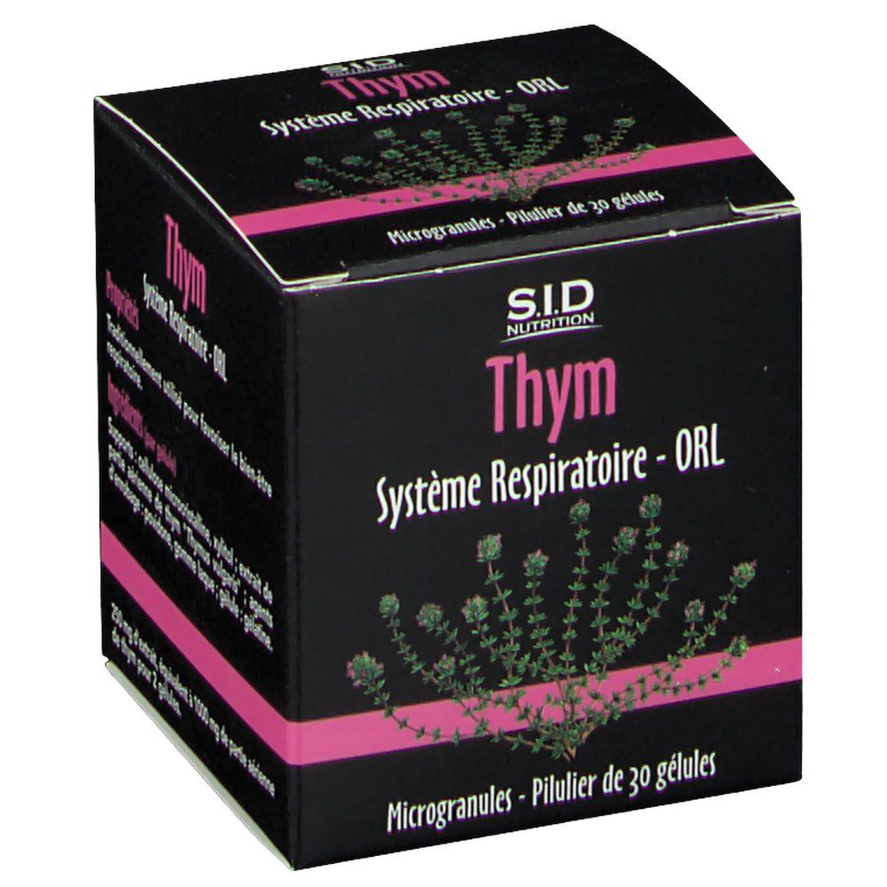 SID NUTRITION Thym Système Respiratoire - ORL