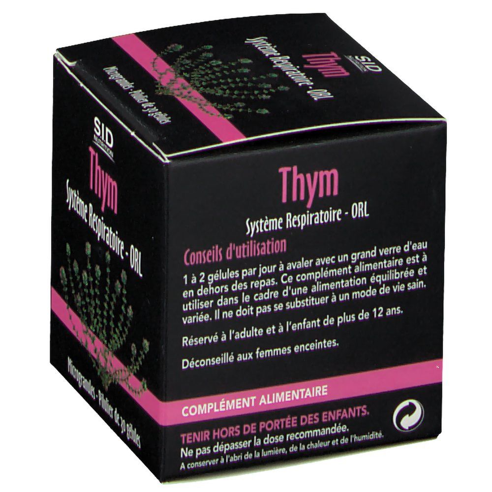 SID NUTRITION Thym Système Respiratoire - ORL