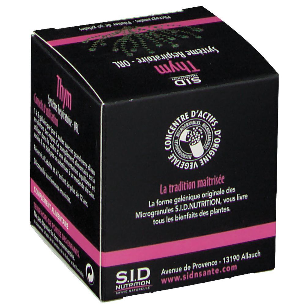 SID NUTRITION Thym Système Respiratoire - ORL