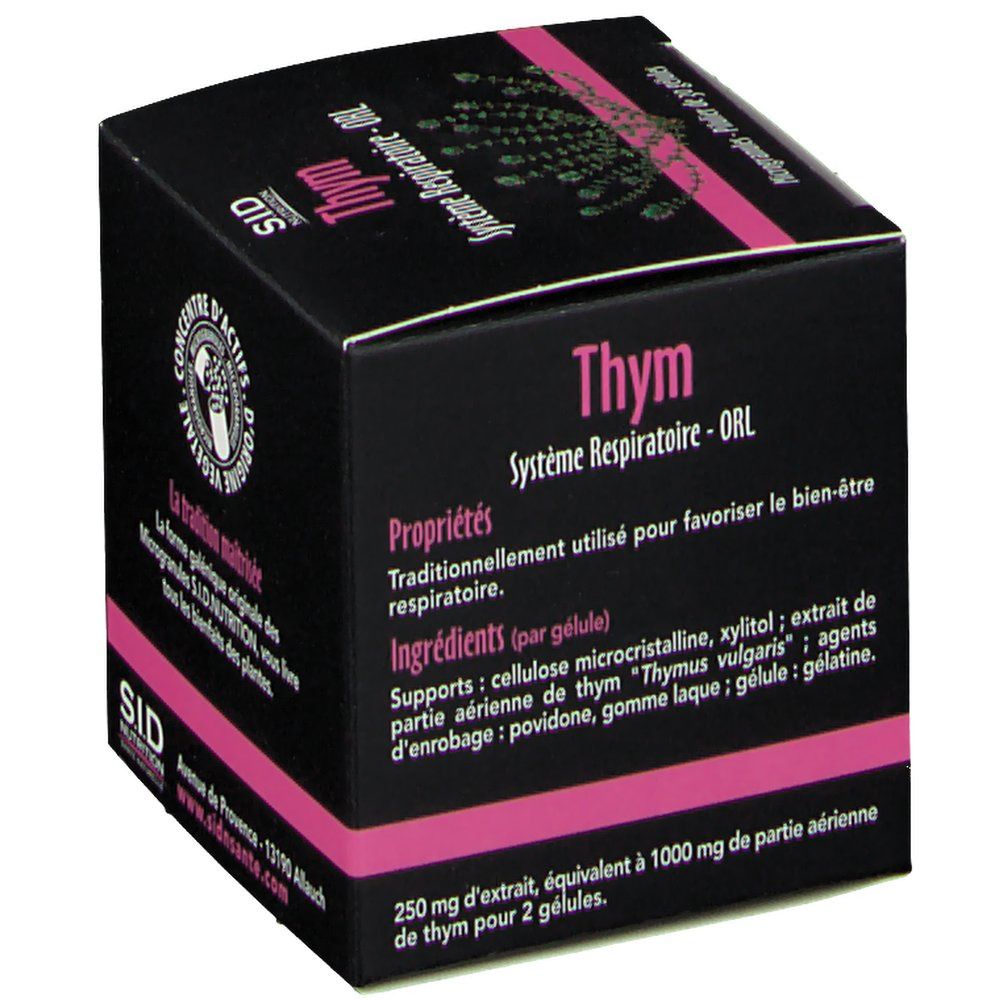 SID NUTRITION Thym Système Respiratoire - ORL