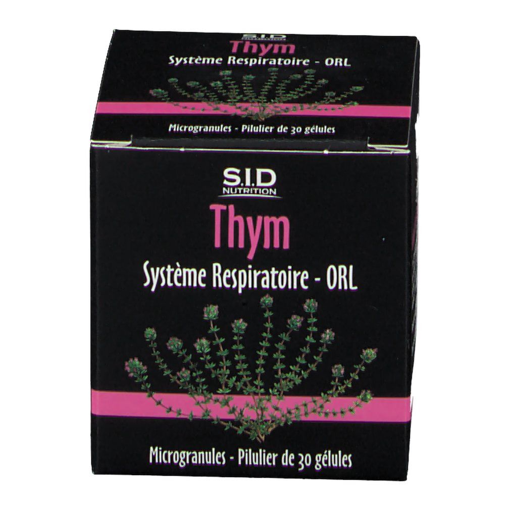 SID NUTRITION Thym Système Respiratoire - ORL