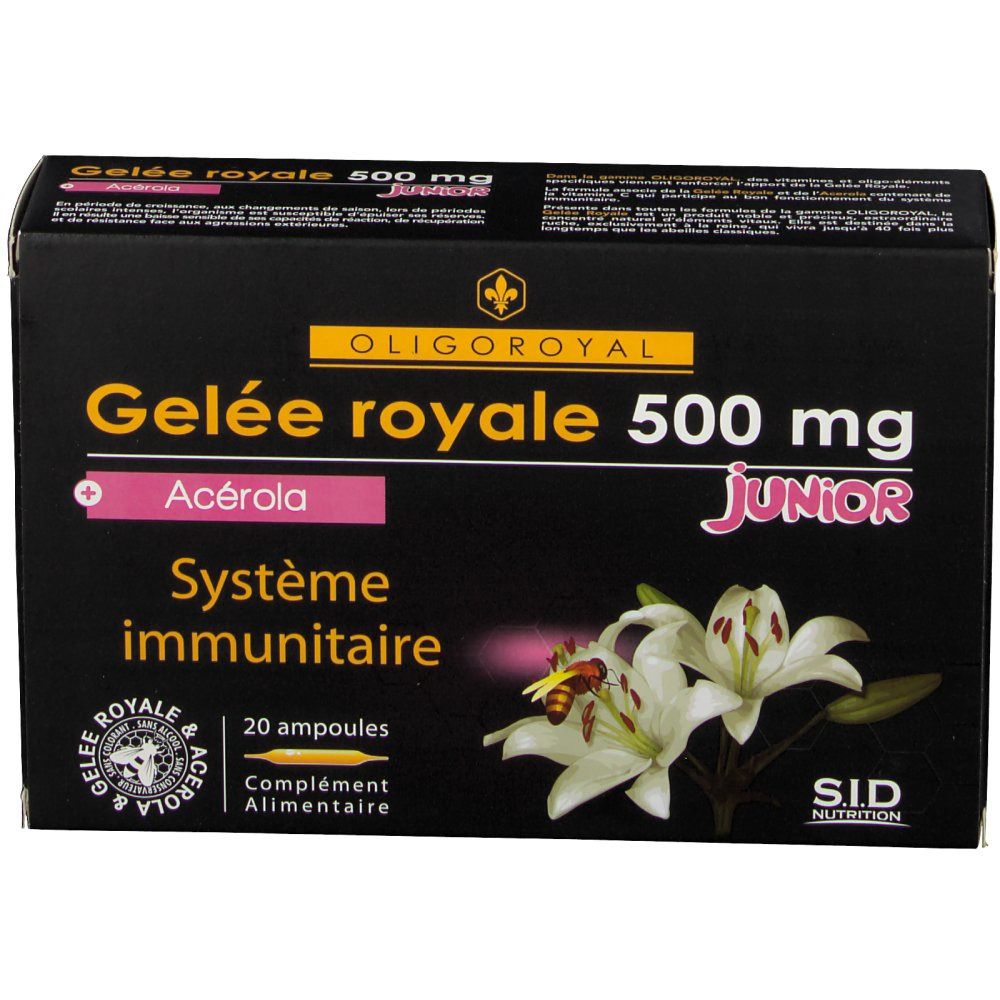 SID Nutrition OLIGOROYAL Gelée royale Junior