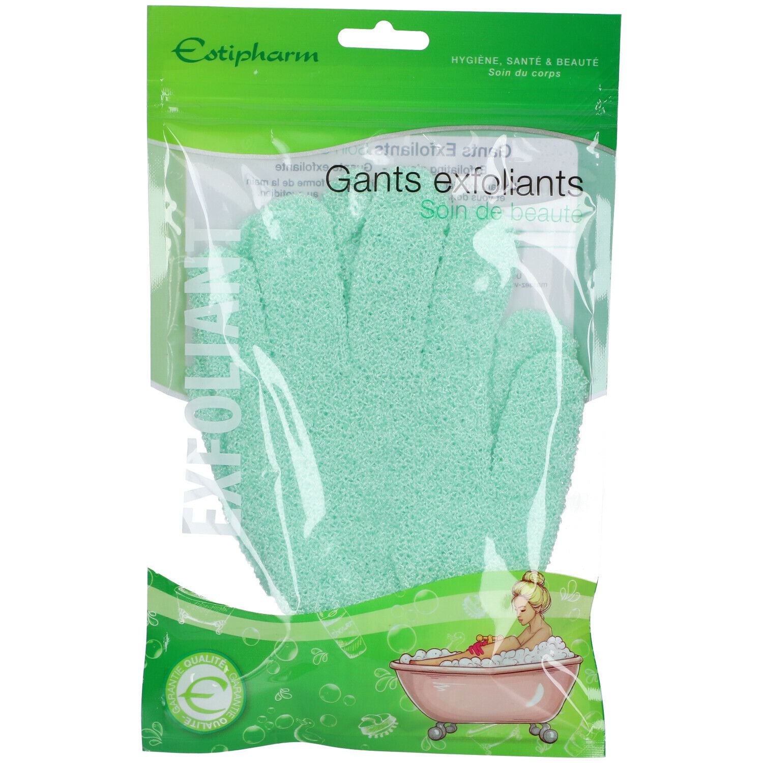 Estipharm Gants exfoliants Soin de Beauté