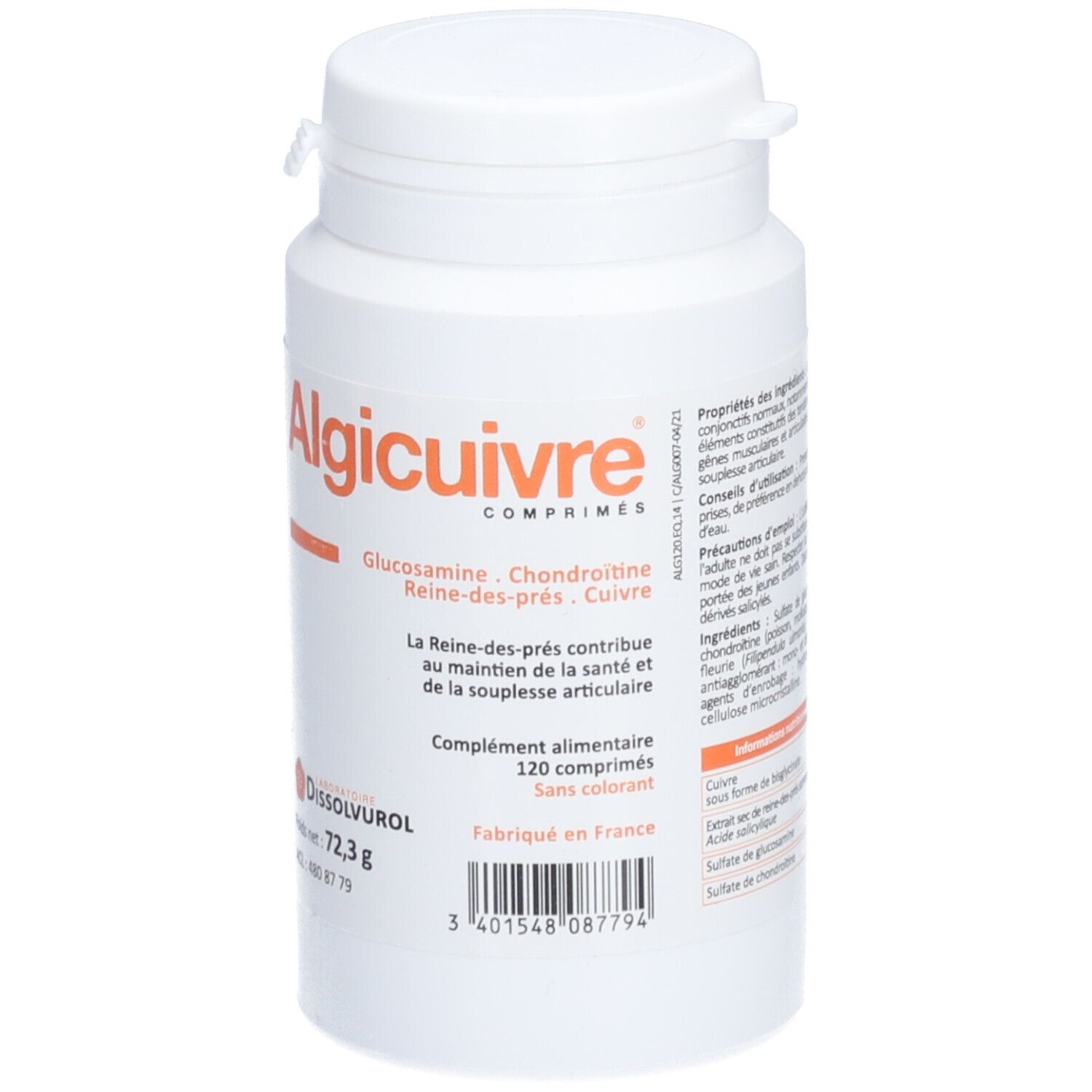 ALGICUIVRE Comprimé, complément alimentaire à visée articulaire