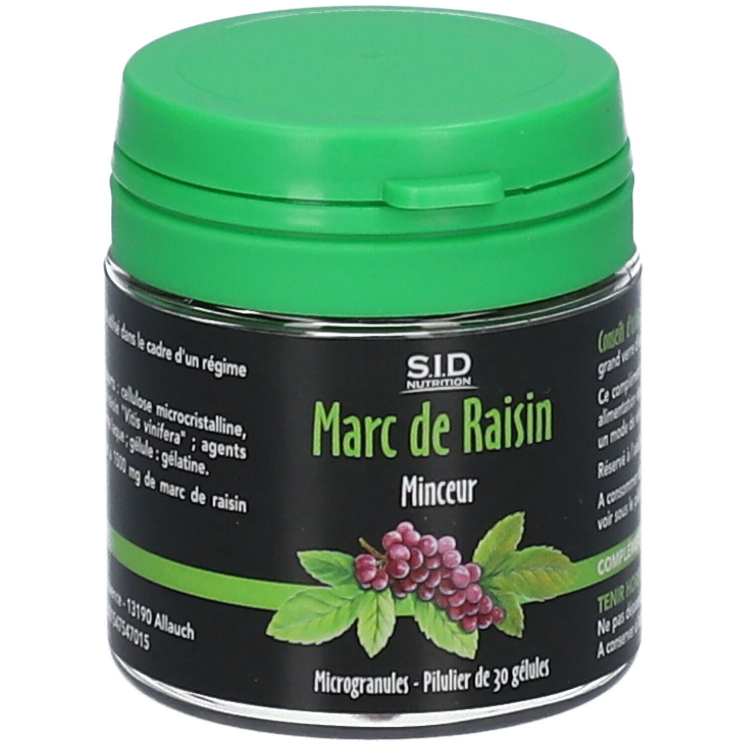 SID Nutrition Marc de raisin