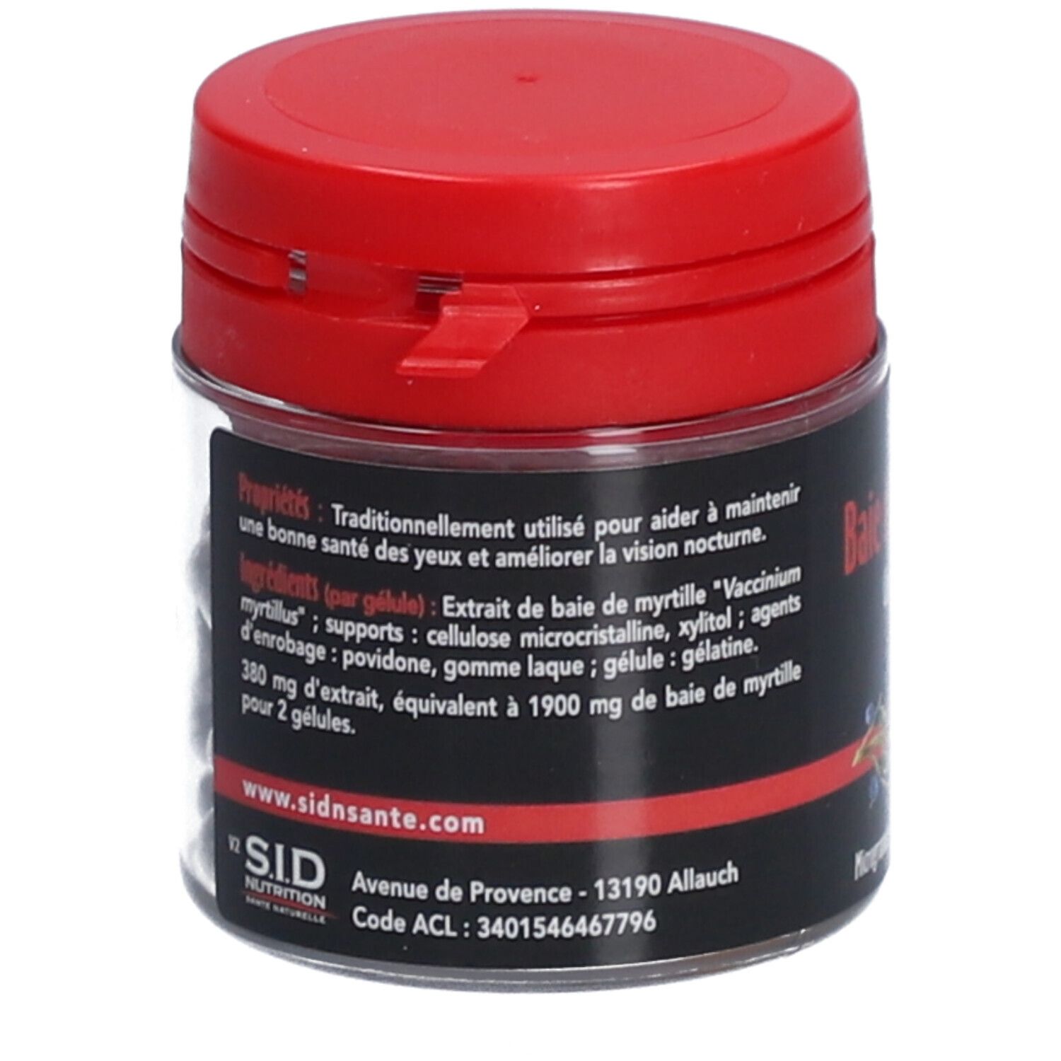 S.I.D Nutrition Baie de Myrtille - Circulation