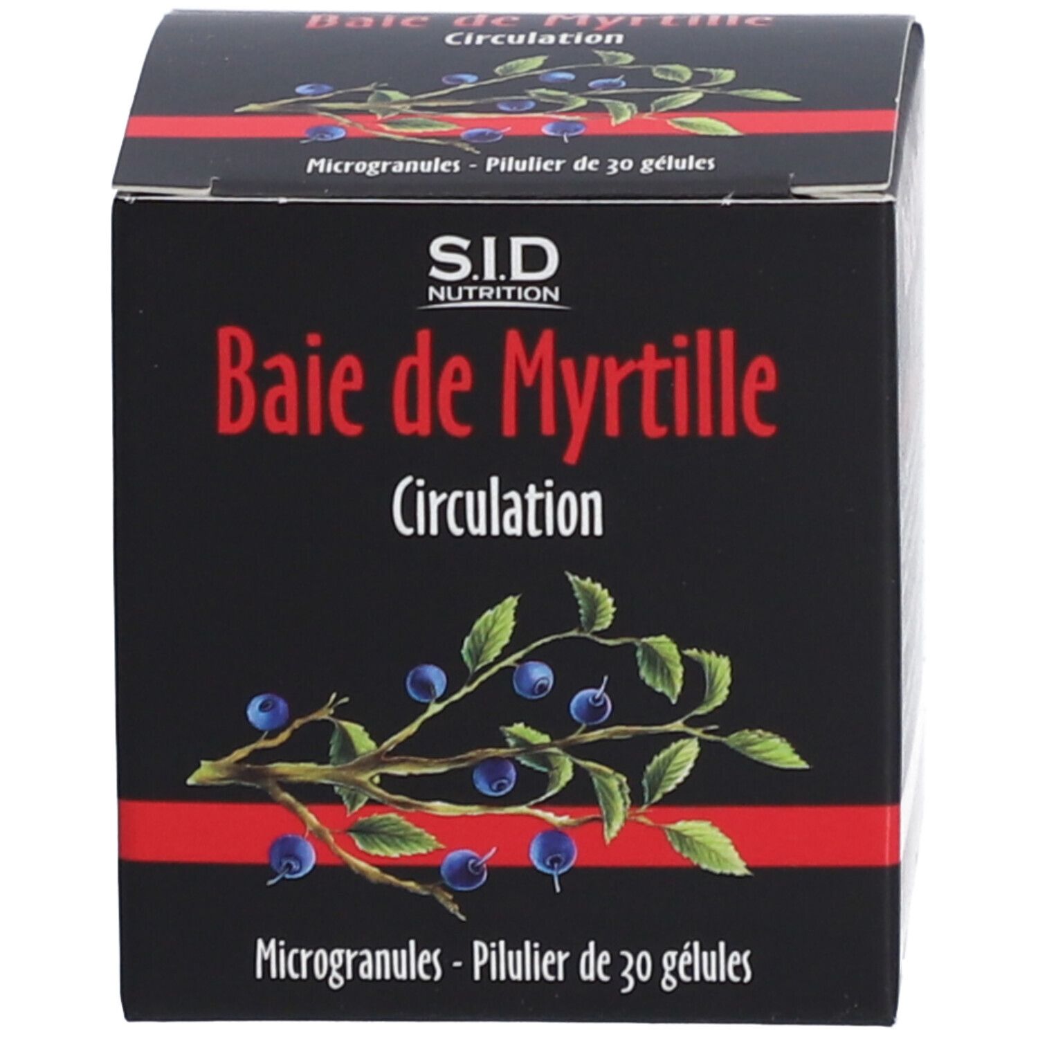 S.I.D Nutrition Baie de Myrtille - Circulation