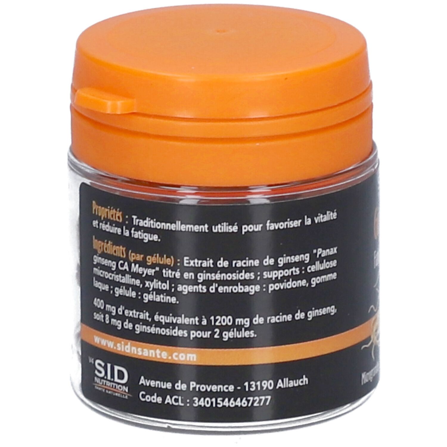 SID Nutrition Ginseng Fatigue Tonus