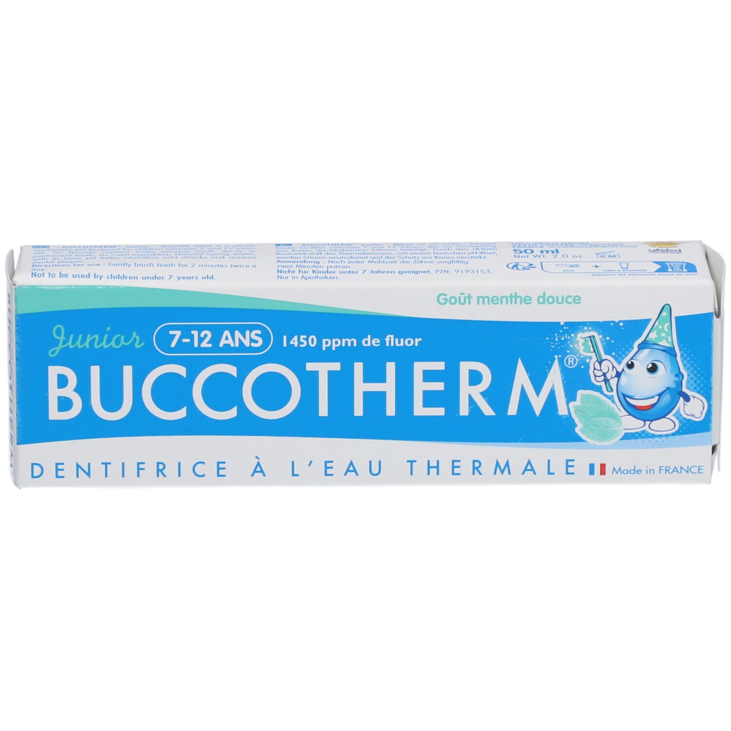 Buccotherm Dentifrice à l'Eau Thermale Junior 7-12 Ans