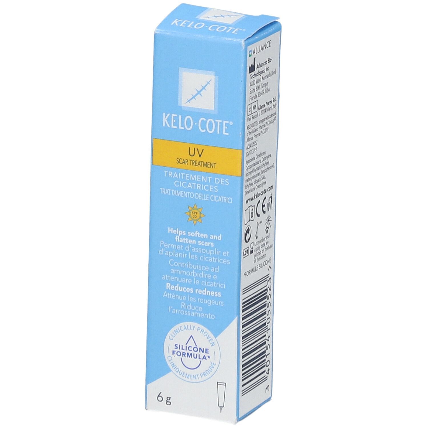 KELO-COTE® UV Gel pour cicatrices