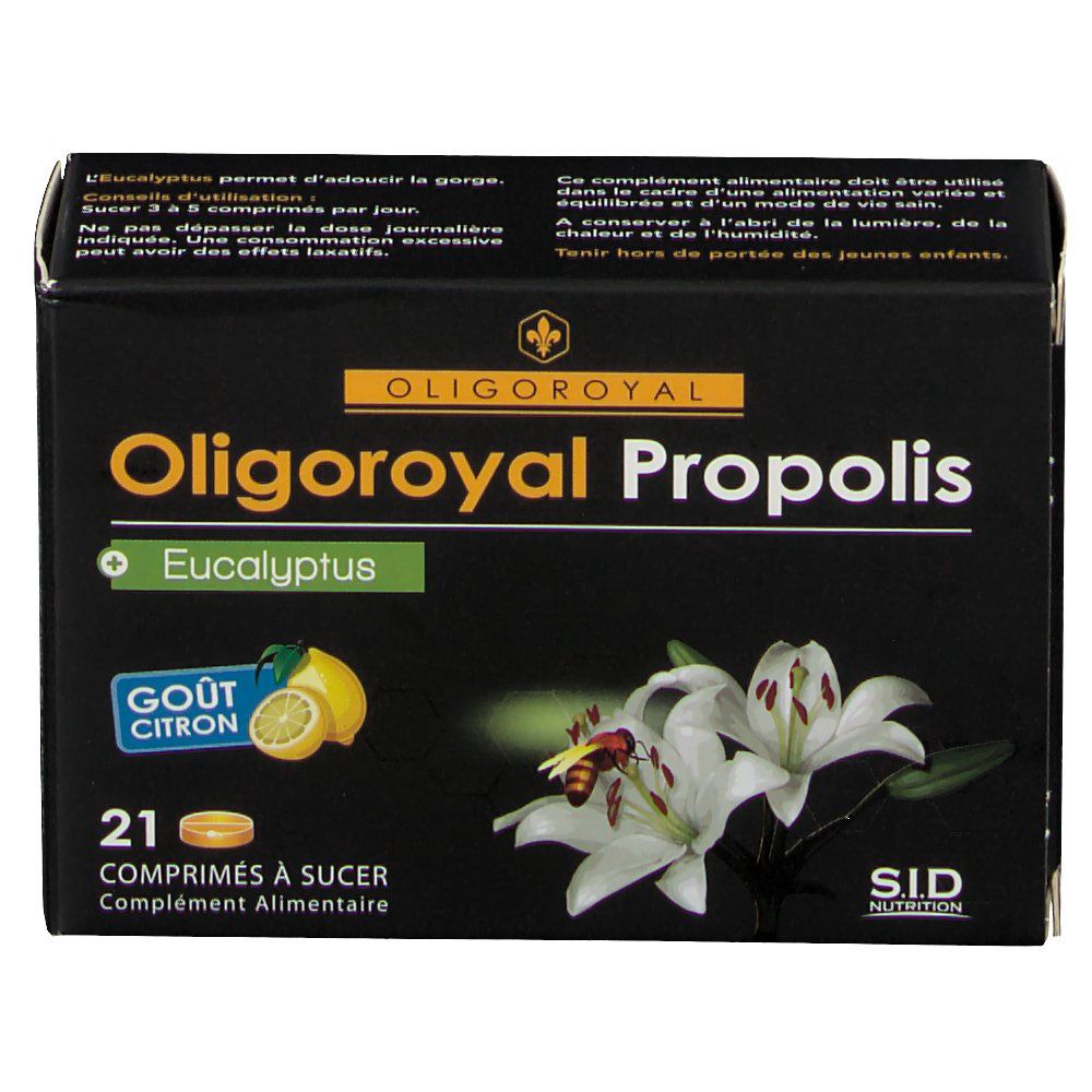 OLIGOROYAL Oligoroyal Propolis + Eucalyptus Goût citron