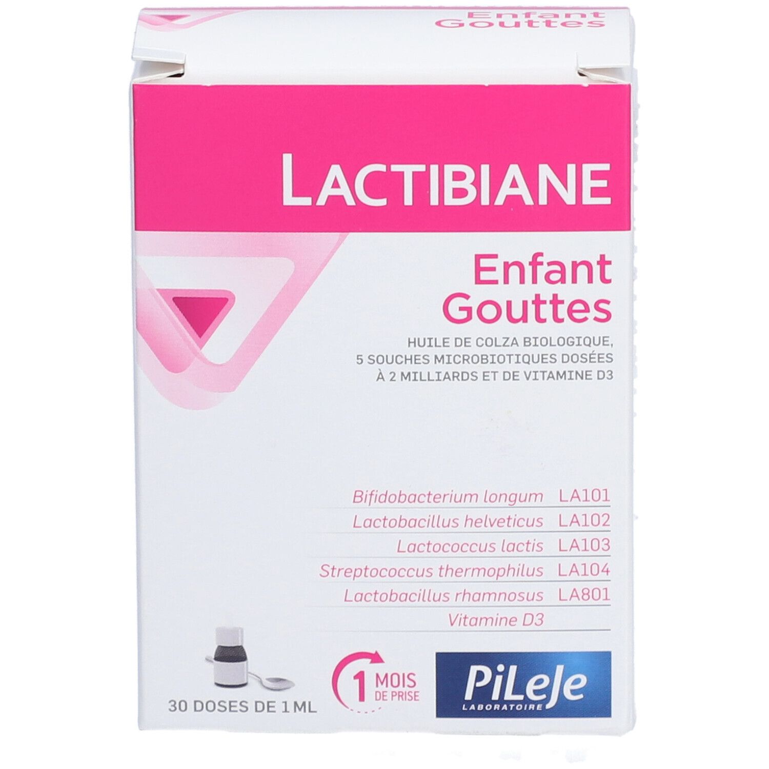 LACTIBIANE ENFANT GOUTTES - Goutte, complément alimentaire à base de 5 souches microbiotiq
