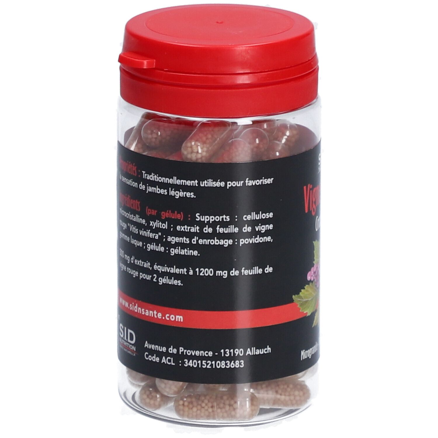 S.I.D Nutrition Vigne Rouge