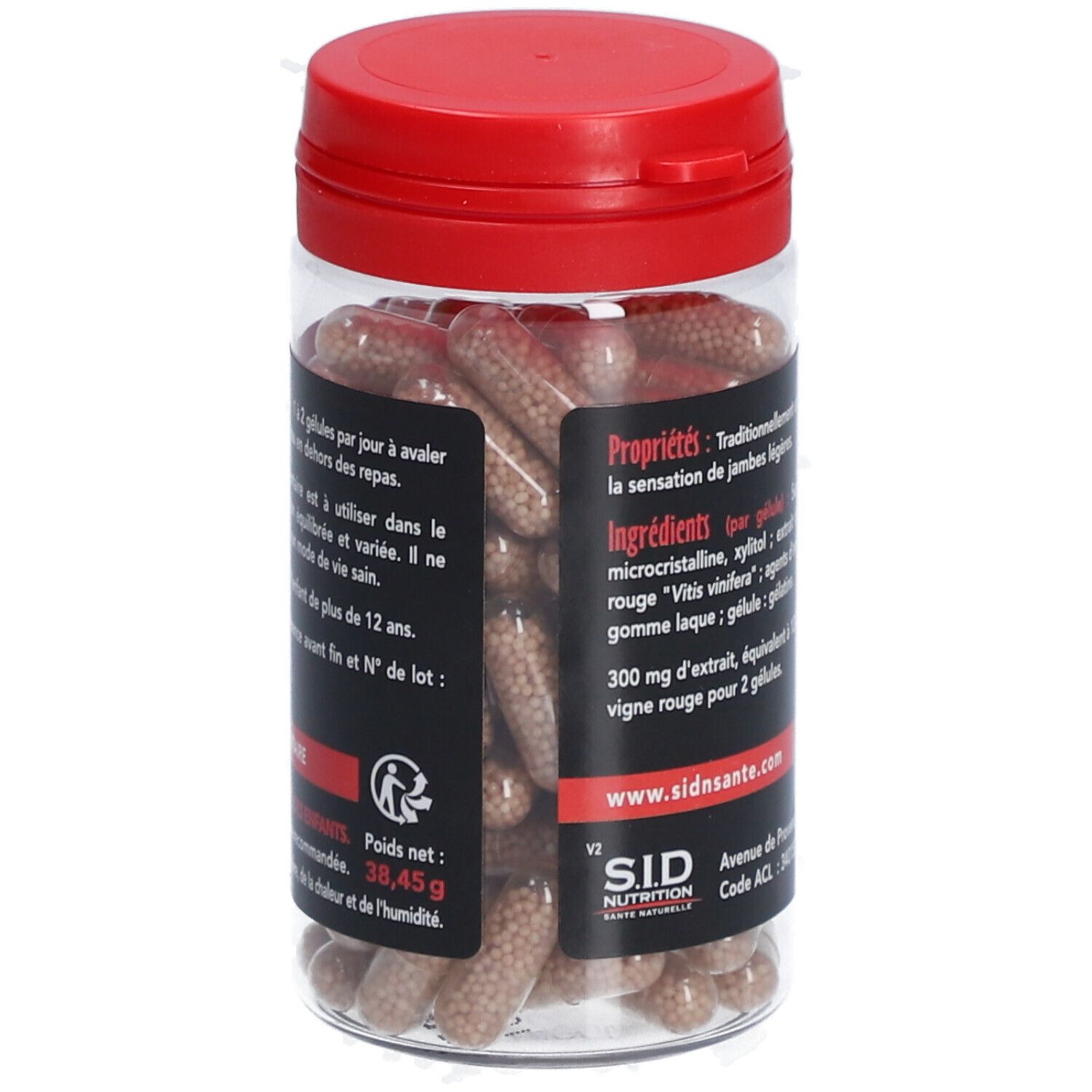 S.I.D Nutrition Vigne Rouge