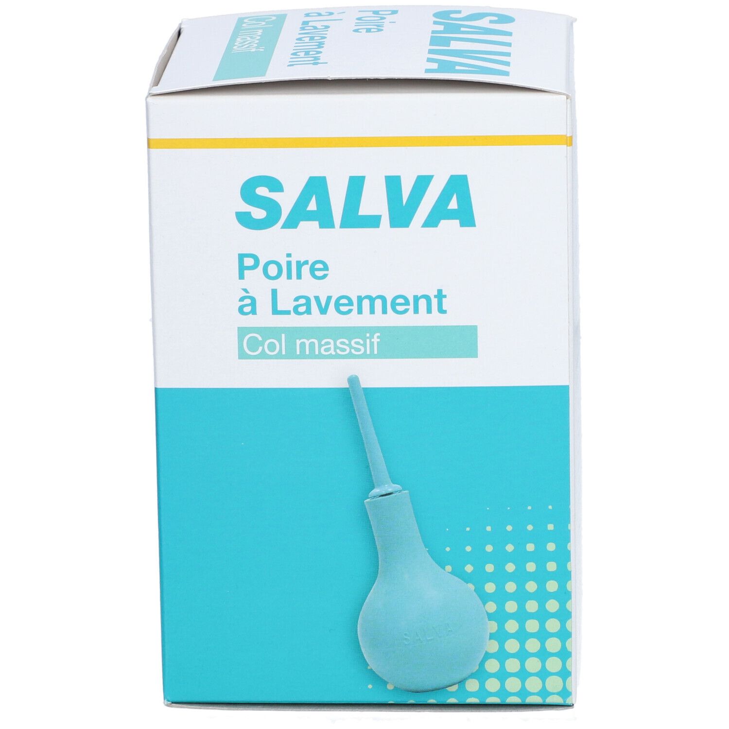 Salva Poire à lavement avec canule, col massif. unité