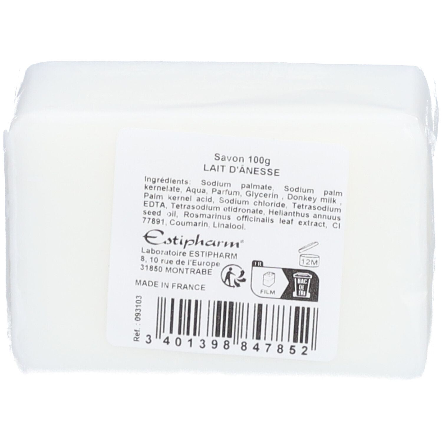 ESTIPHARM® Savon Lait d'ânesse