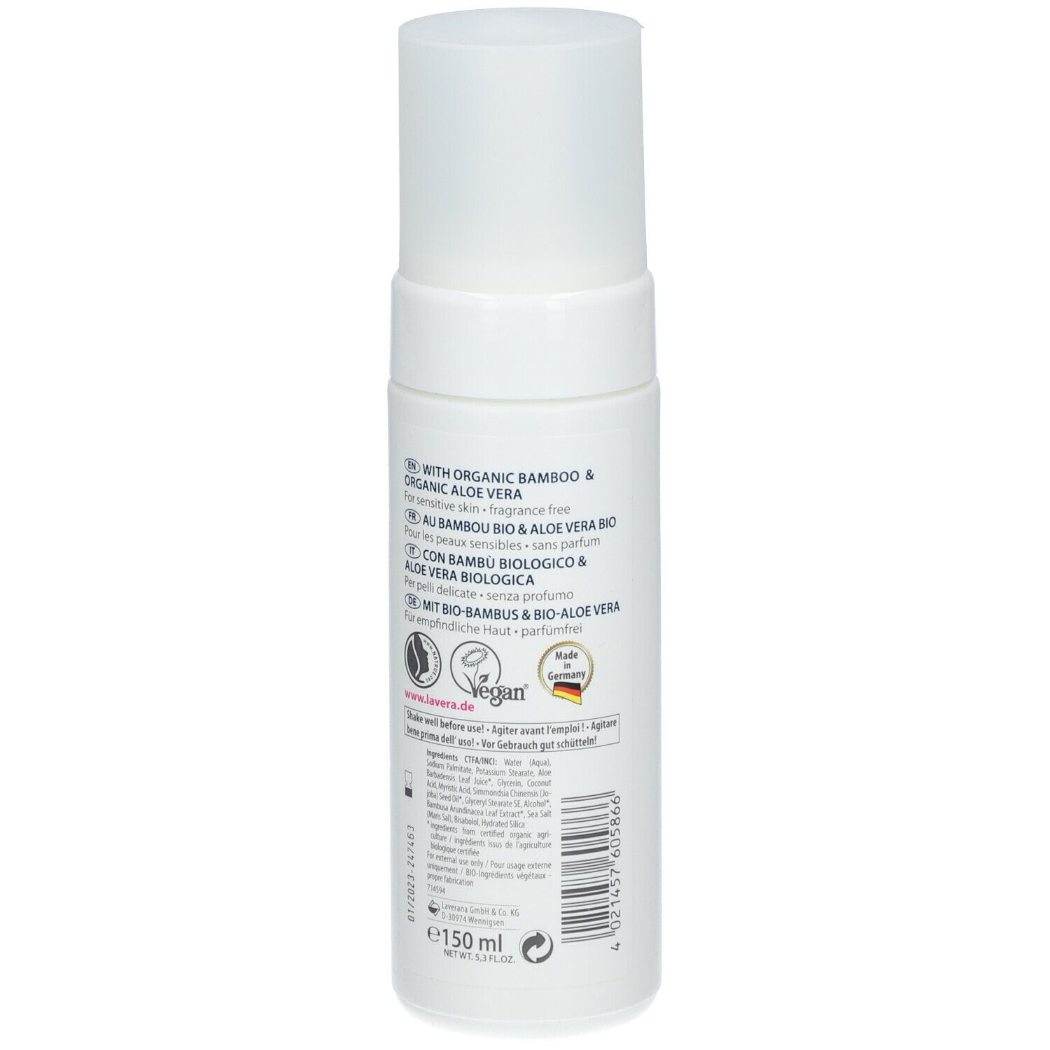 lavera Men Sensitiv Mousse à raser Douceur