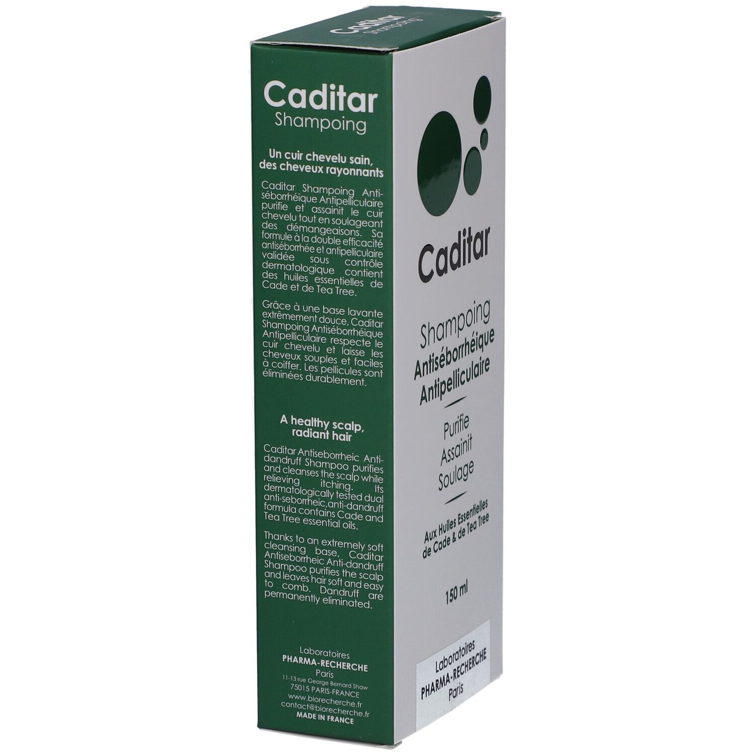 Caditar Shampoing Antiséborrhéique Antipelliculaire