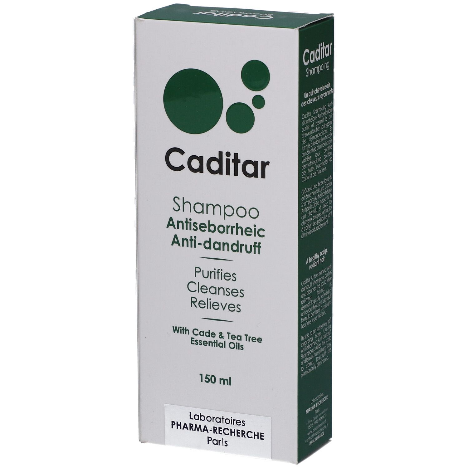 Caditar Shampoing Antiséborrhéique Antipelliculaire