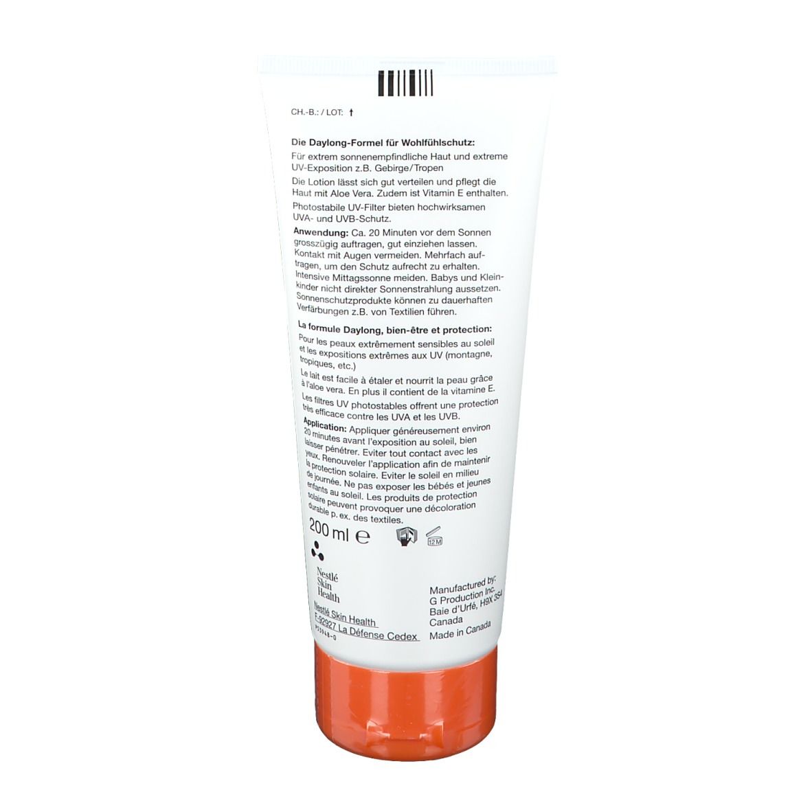 Daylong™ Extreme Lait solaire liposomal SPF 50+