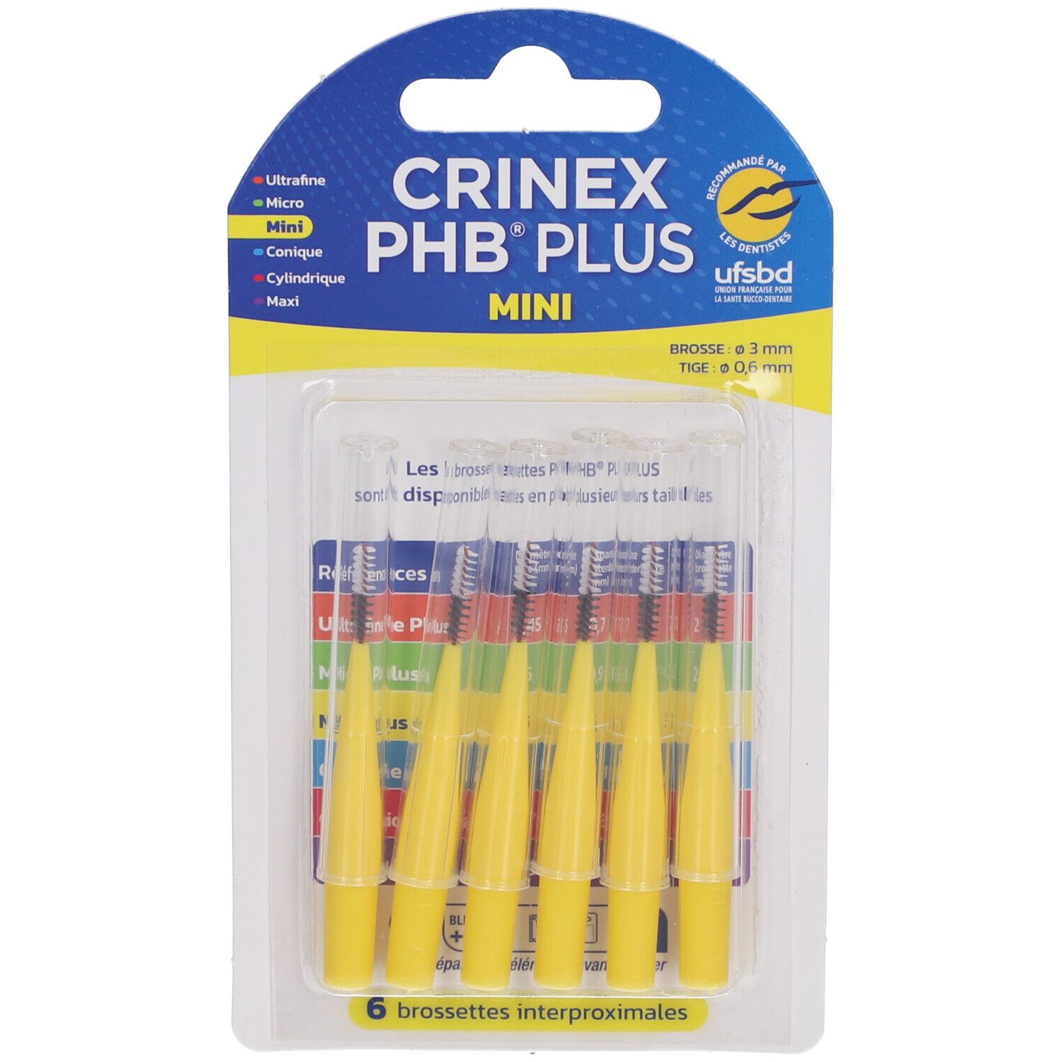 Crinex® PHB Plus Brosses interdentaires Plus Mini