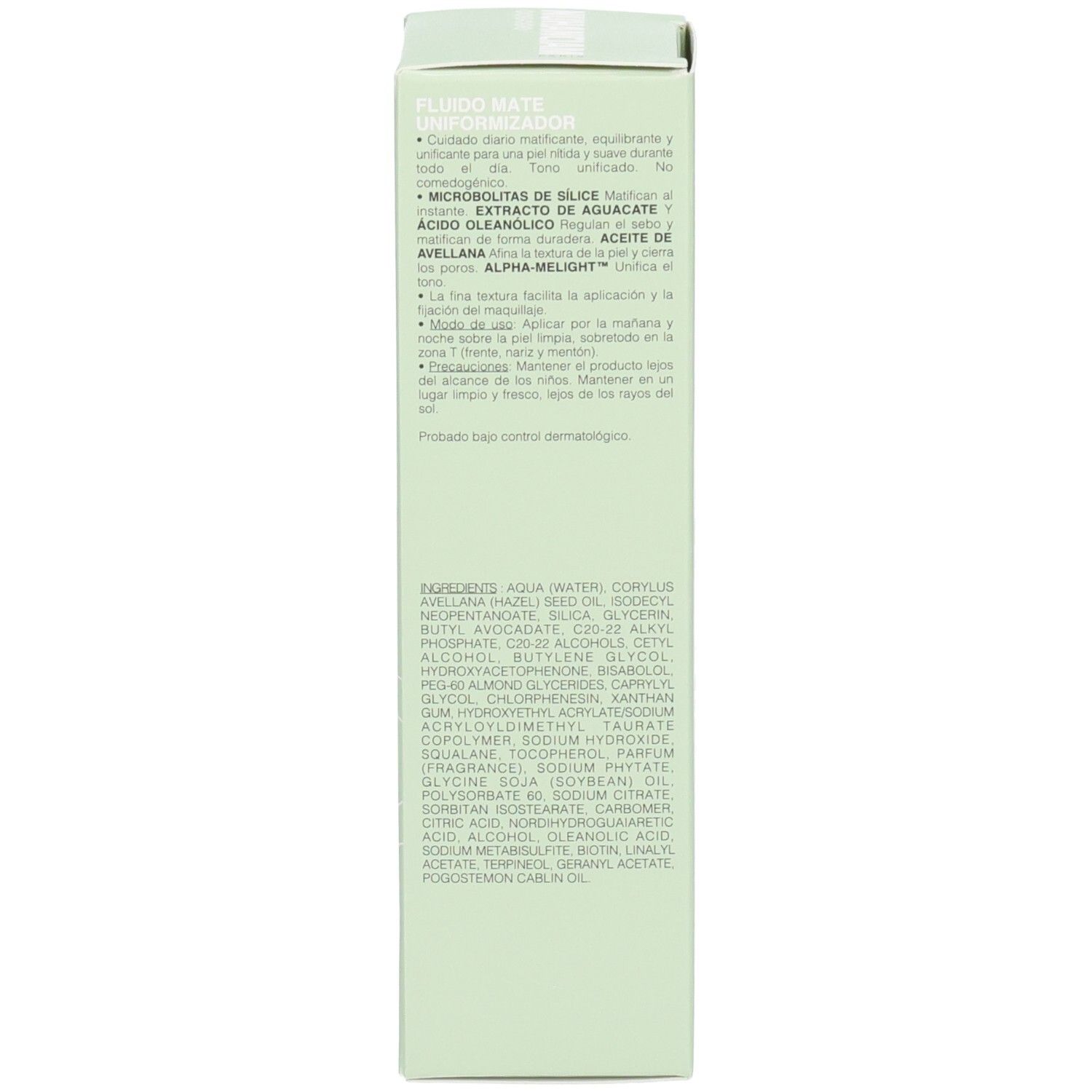 Côté Nuhanciam Fluide Matifiant Unifiant. Ingrédients. 40ml 1.3 FL OZ.