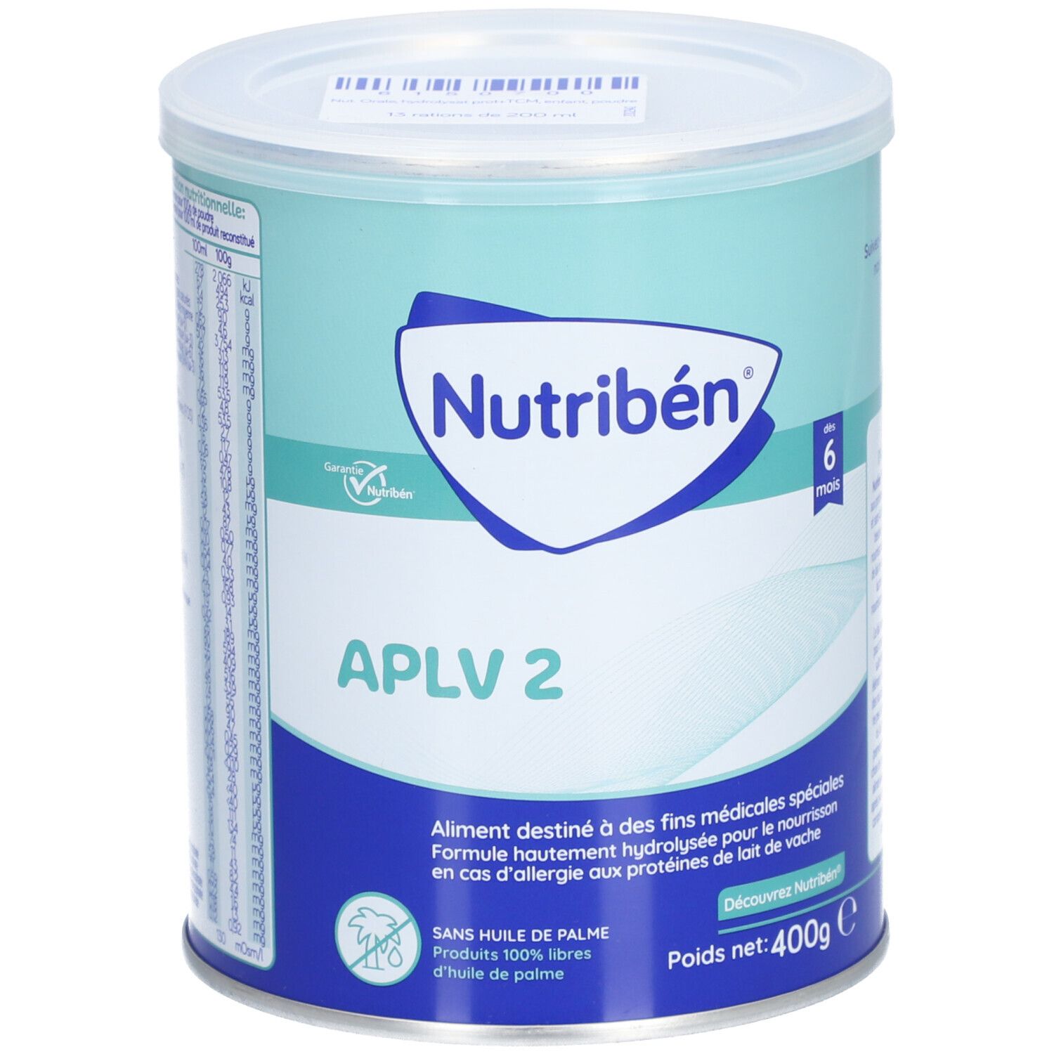 NUTRIBÉN 2 APLV - Denrée alimentaire destinée à des fins médicales spéciales.  - bt 400 g
